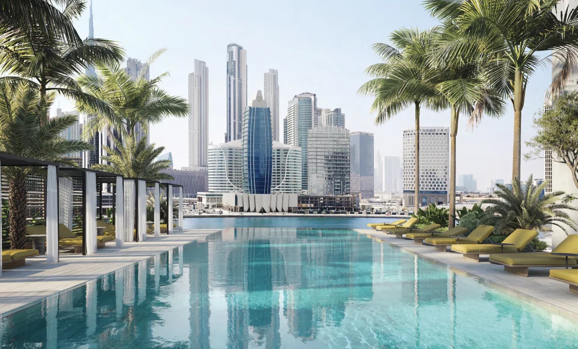 The pool of Lana Residences 