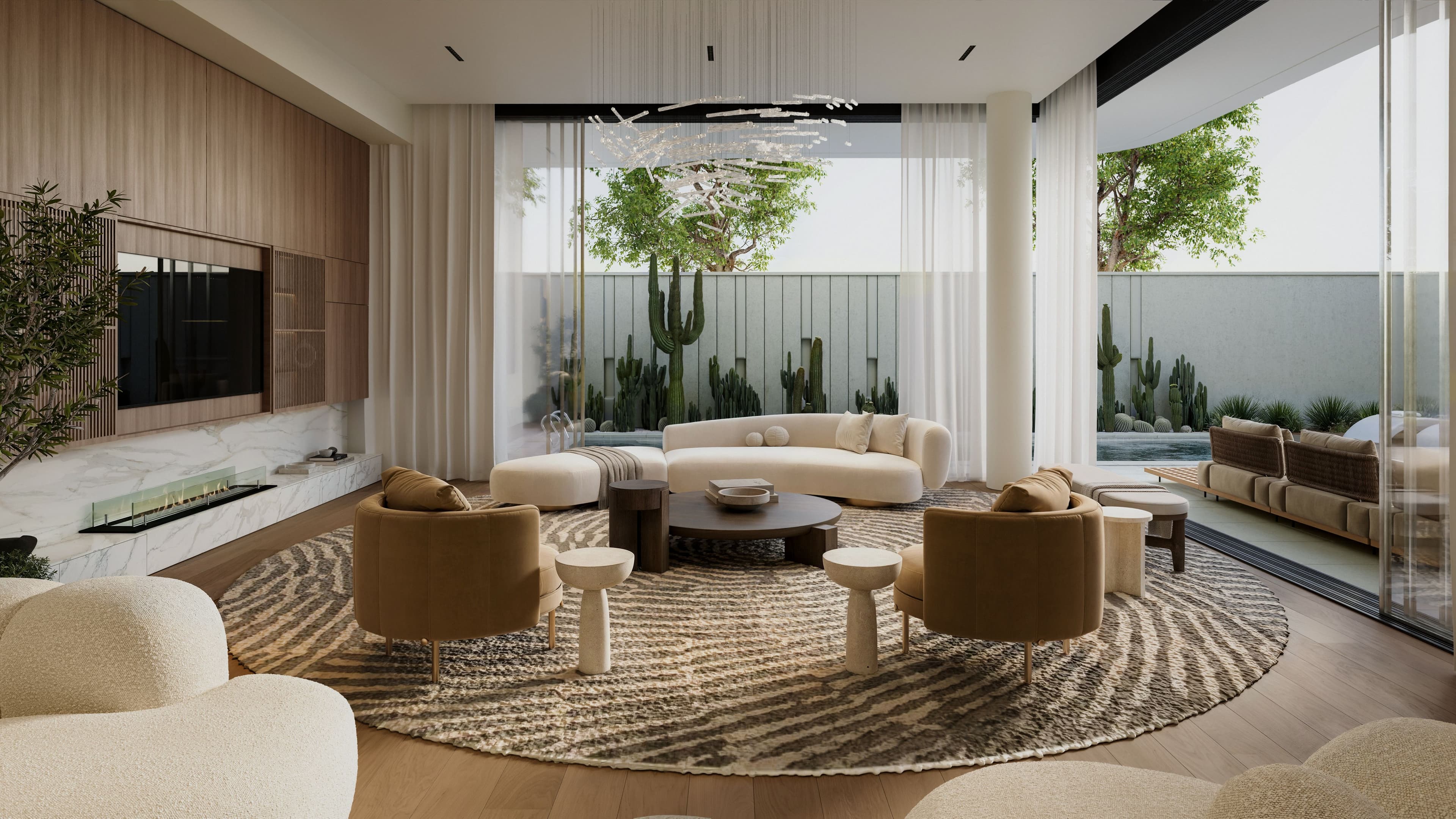 Villa interior at Across H by HUNA - Dubai, United Arab Emirates