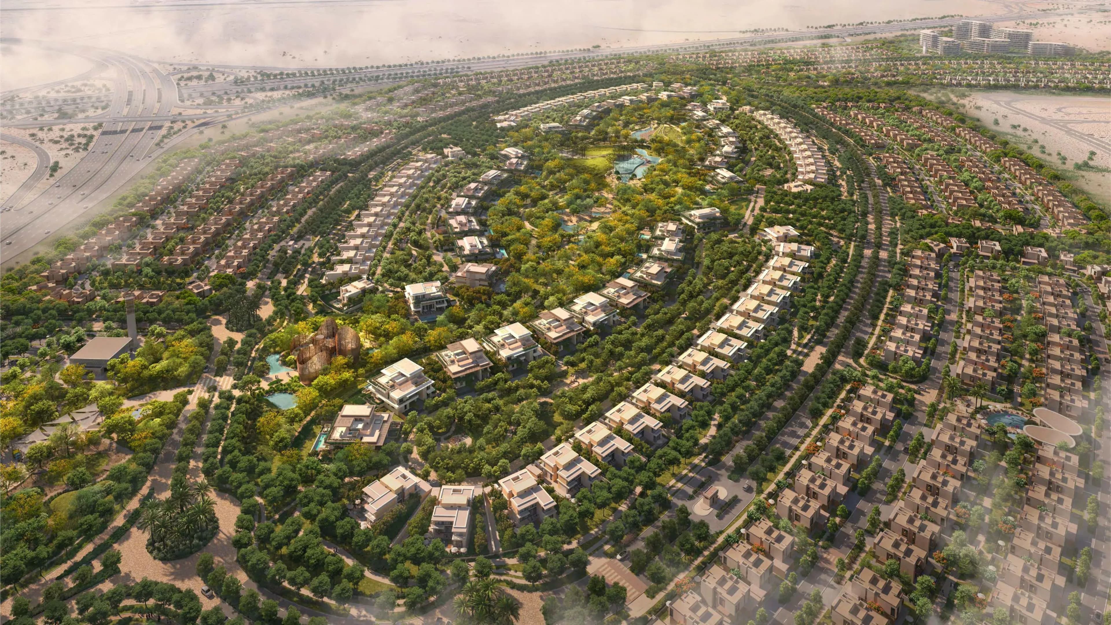  The architecture draws on organic forms and contemporary design principles, set within landscaped open spaces planted with native and fruit-bearing trees. 