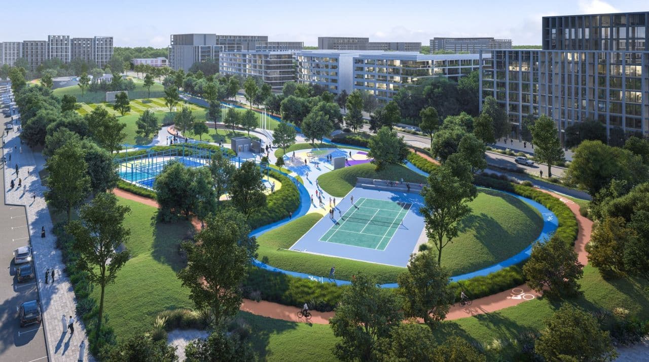 The Nesba and Safa residential communities are designed around contemporary, light-filled architecture and are located adjacent to Aljada’s landmark sports park, which is currently under construction and scheduled to open by the end of 2026.