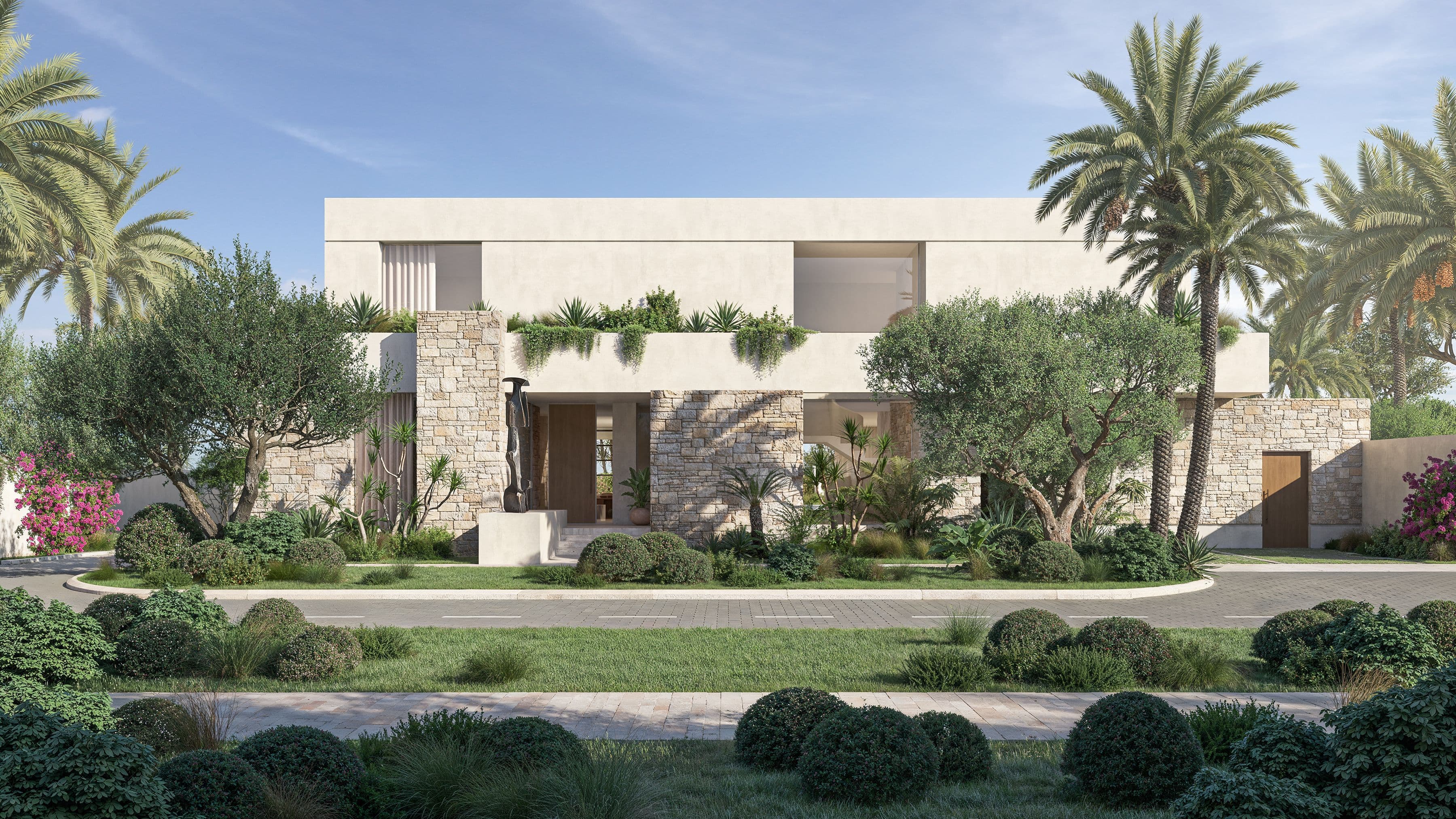 The community is defined by landscaped terrain, private villas and a tranquil residential environment.