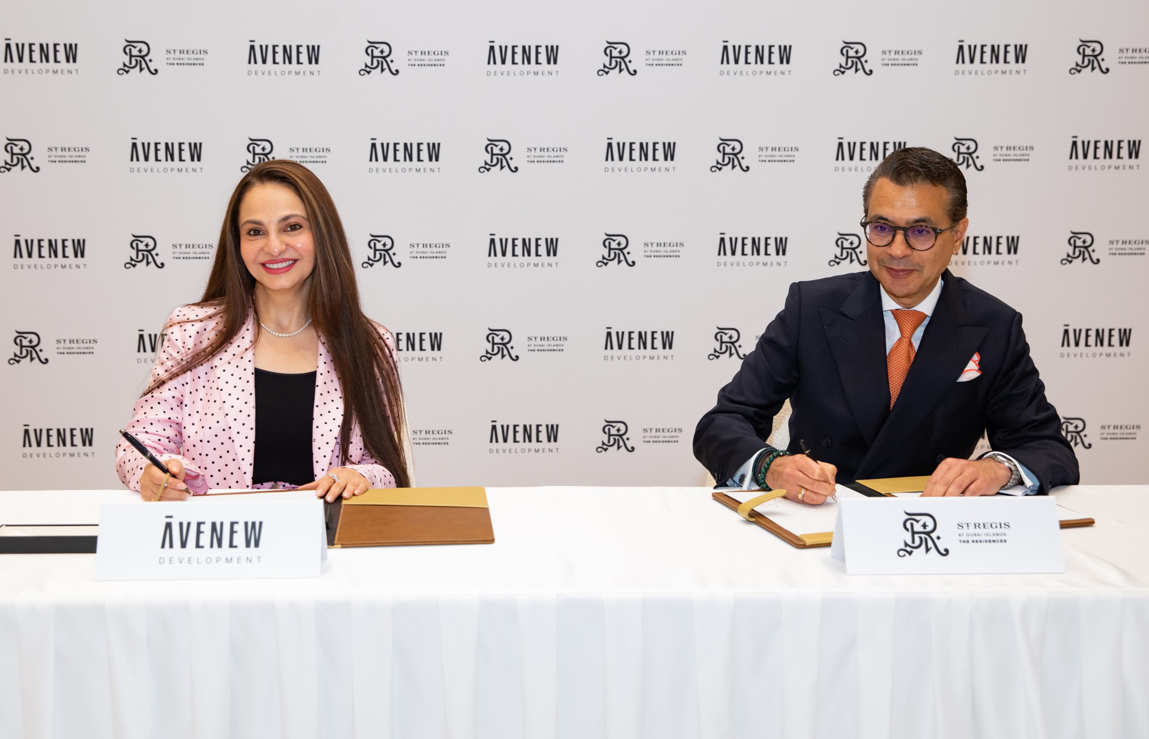 L to R_  Ms Rasha Hasan, Managing Partner, AVENEW Development, Mr Sandeep Walia, Chief Operating Officer, Middle East & Luxury, Europe, Middle East & Africa - Marriott International