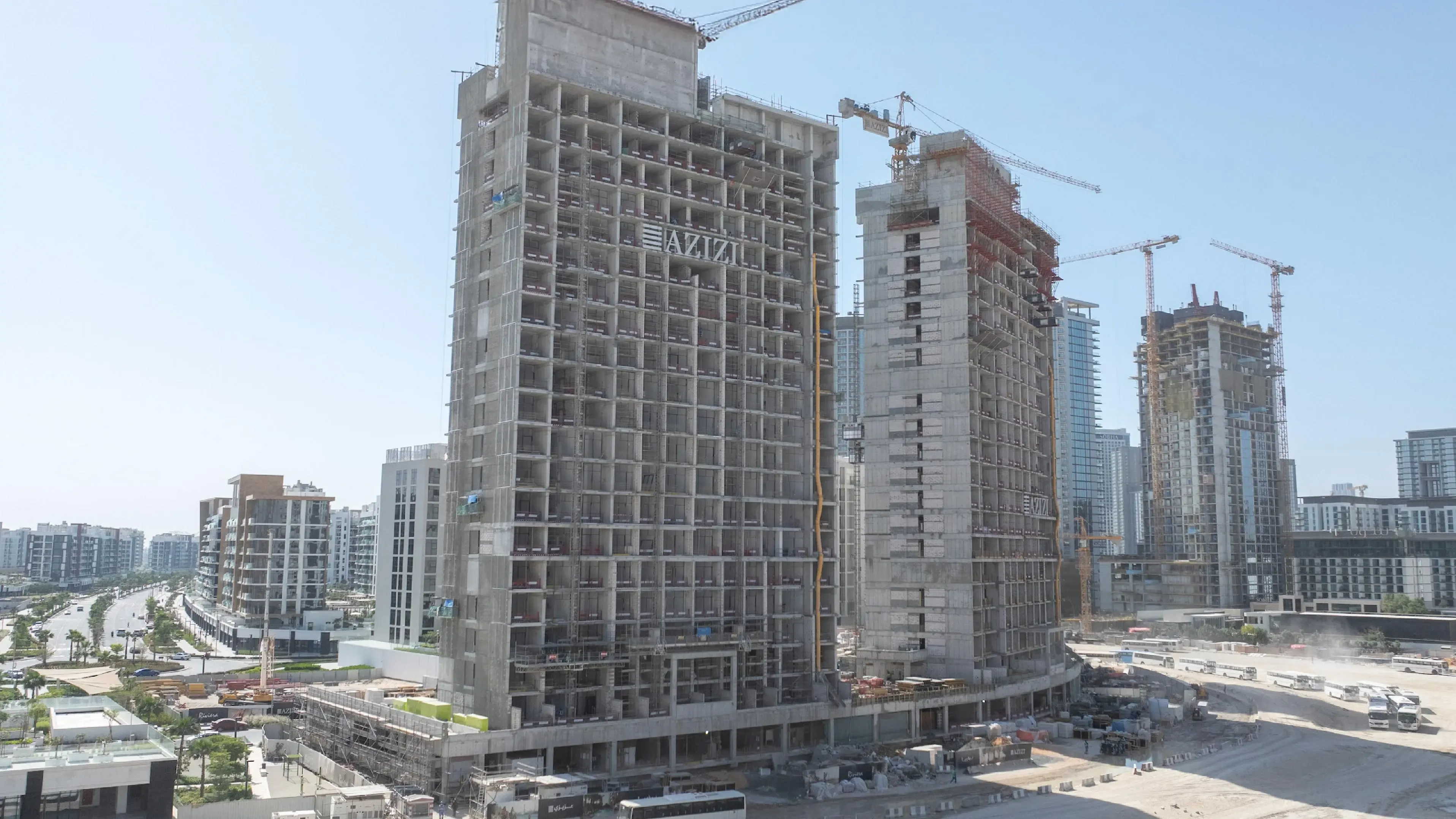 Azizi Developments’ Riviera Beachfront I Reaches 70% Construction Milestone