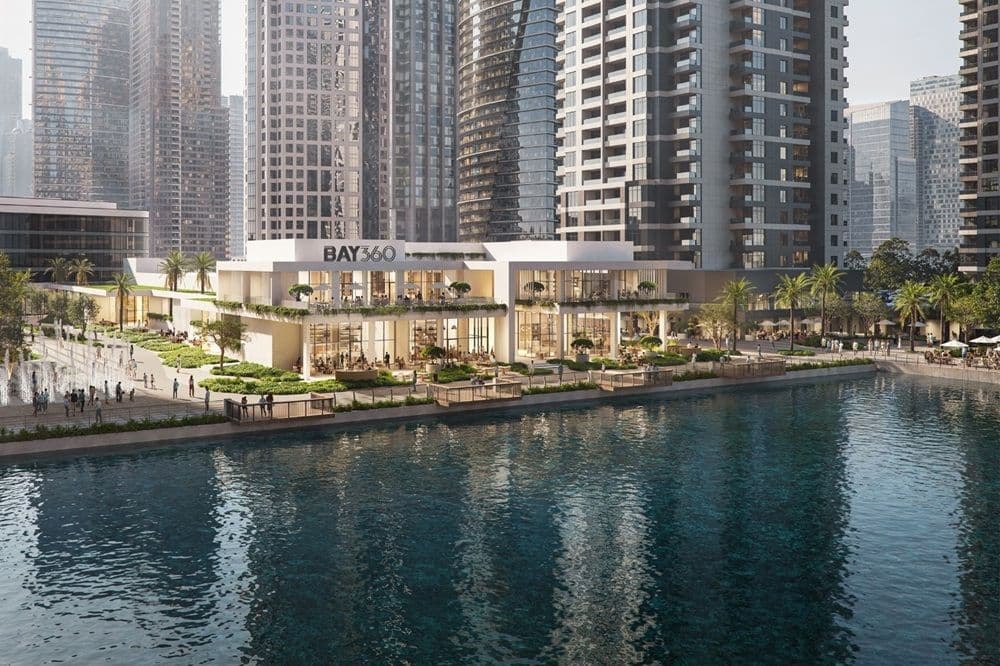 BAY360 will feature flagship 22,000-square-foot Spinneys supermarket, essential retail, lakefront dining, 300-space cark park, and medical, wellness and recreational facilities.
