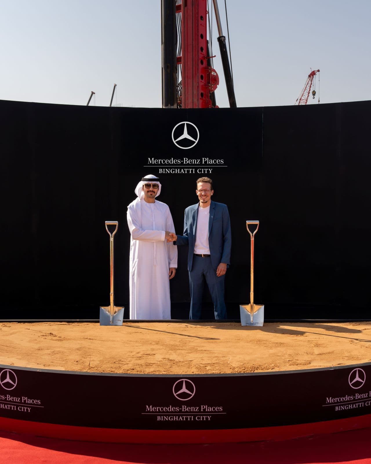 The launch of Mercedes-Benz Places | Binghatti City, a landmark $8.17bn branded development in Nad Al Sheba, Dubai. Image: Binghatti