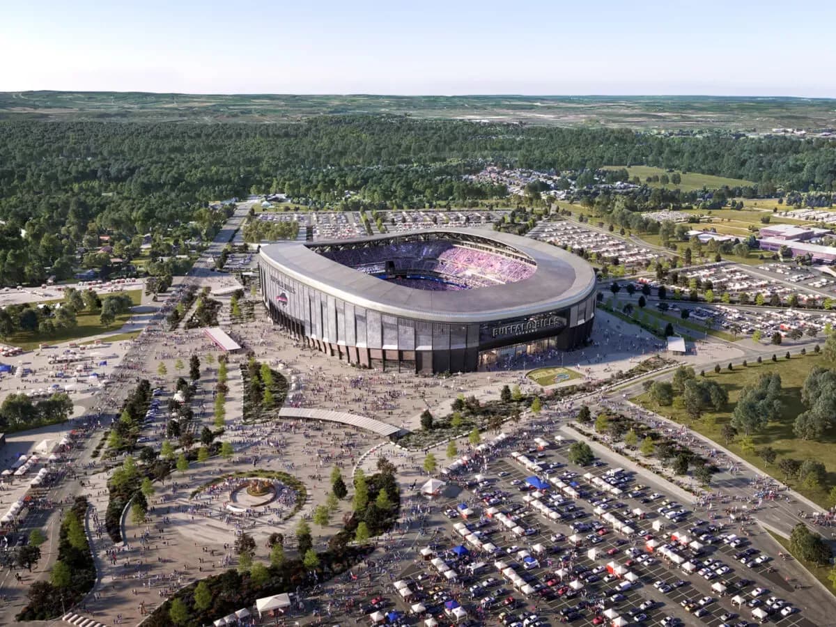 Populous presents Buffalo Bills’ new NFL stadium design in Orchard Park, NY
