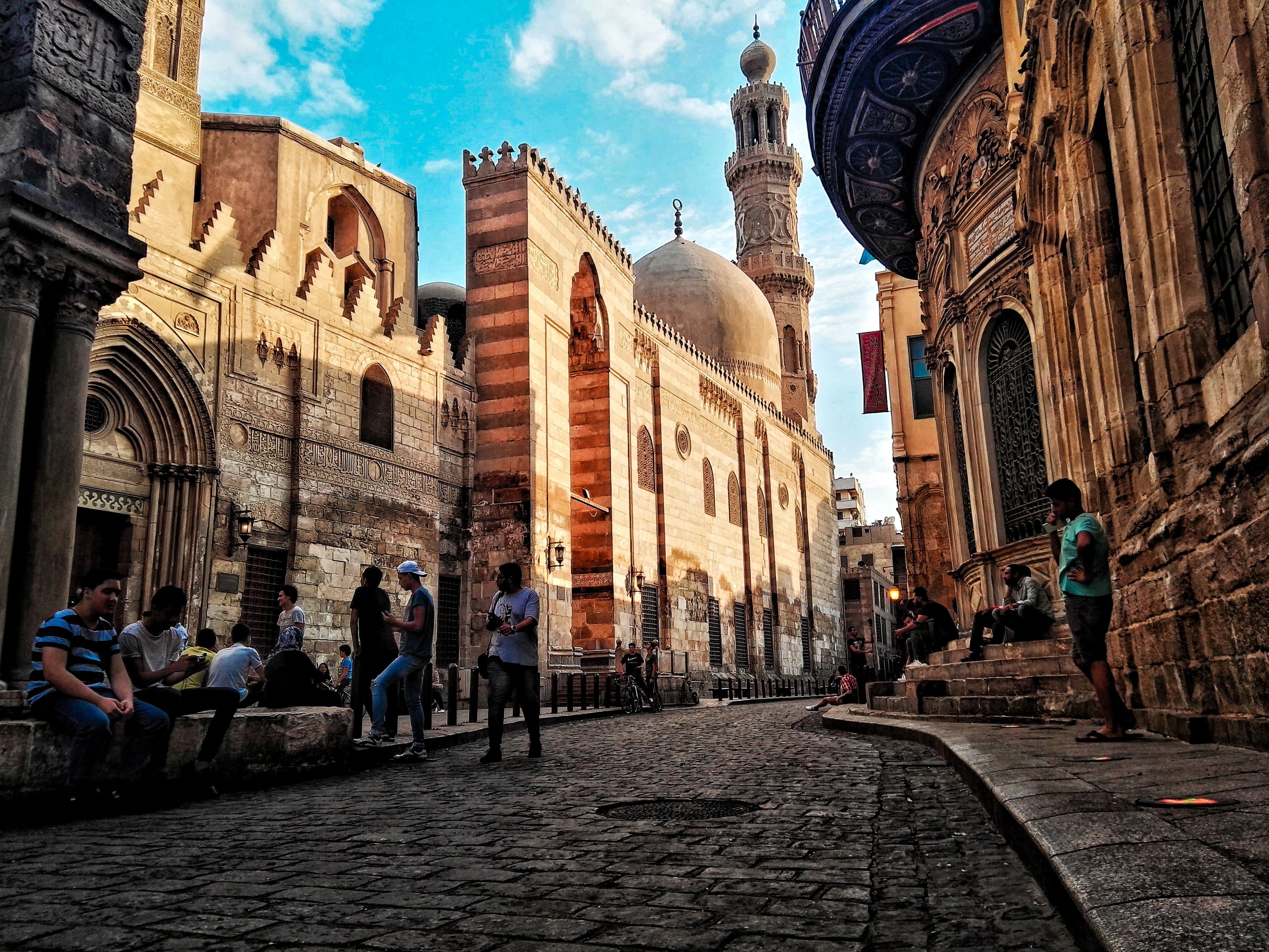 Muizz street in cairo, Egypt in June 2017