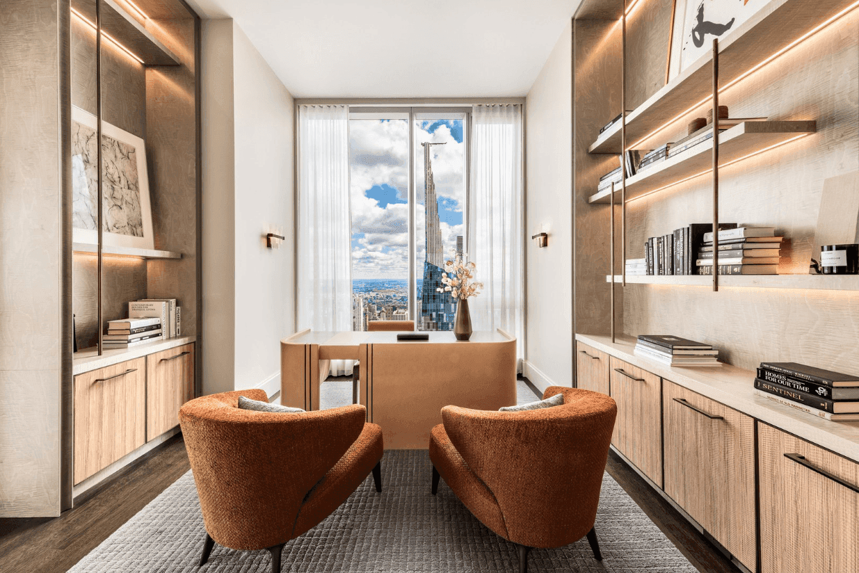 Located atop Central Park Tower, the triplex penthouse sets a new benchmark for luxury residential architecture.