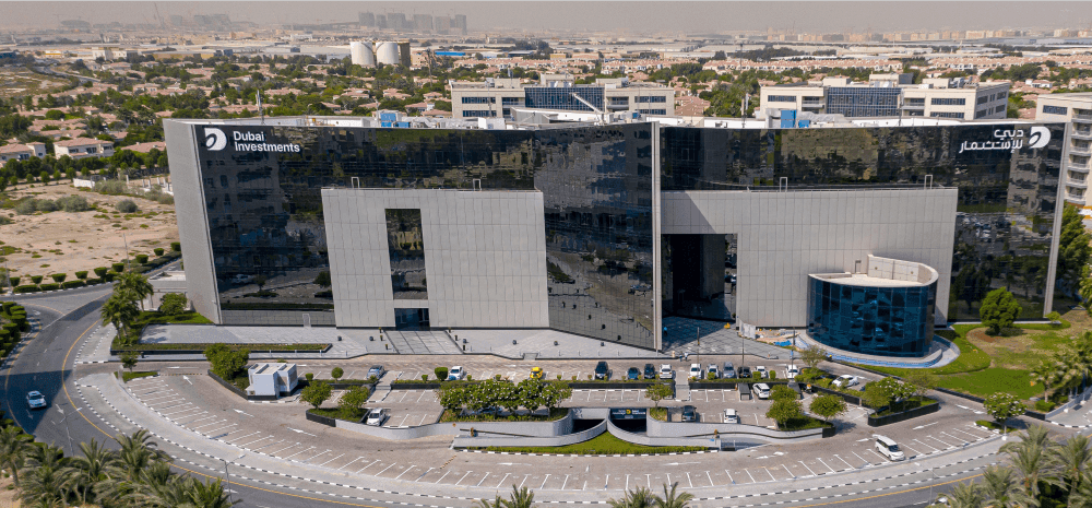 Dubai Investments headquarters following the company's announcement of its H1 2026 financial results.