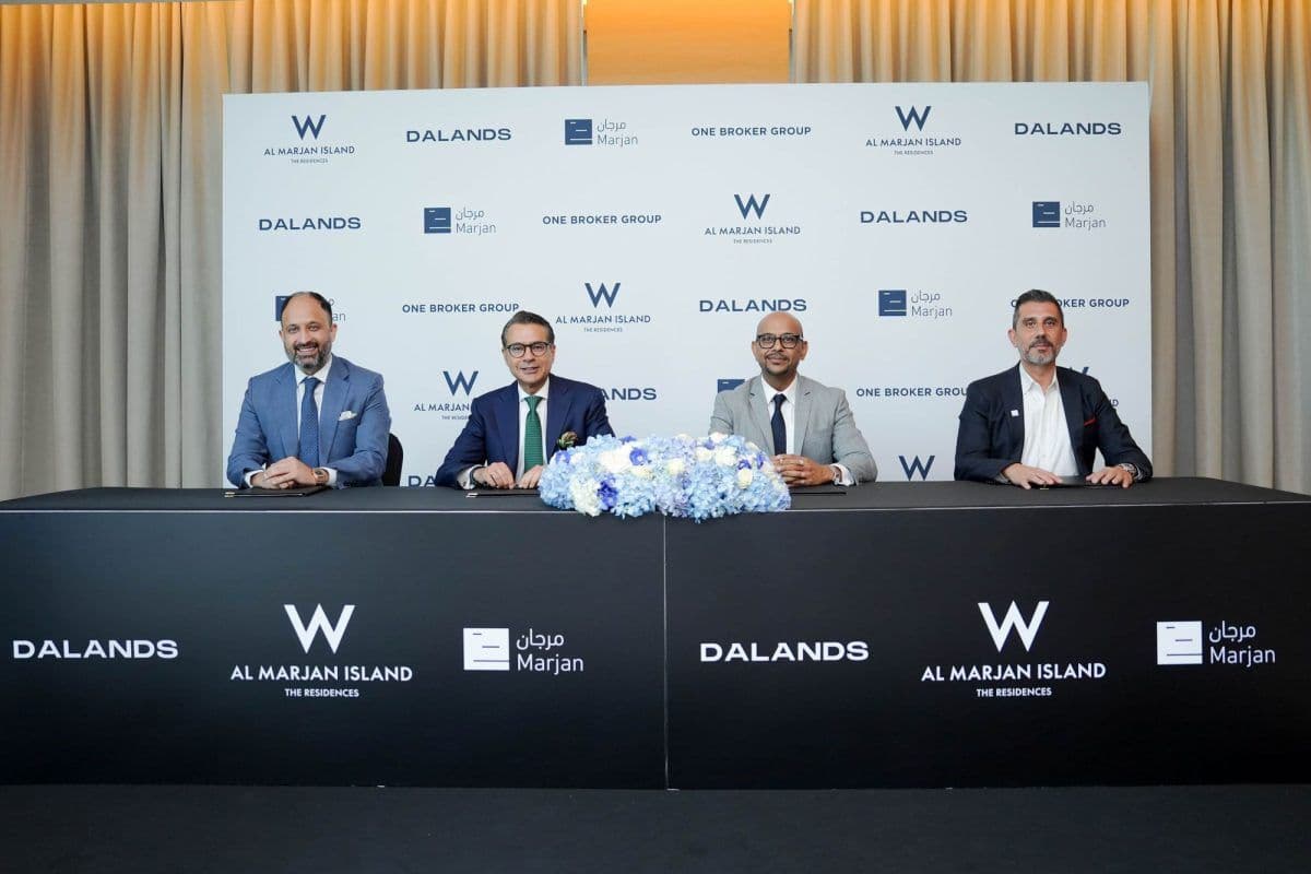 Dalands Holding has signed an agreement to launch W Residences Al Marjan Island, in collaboration with Marriott International and with the support of Marjan.