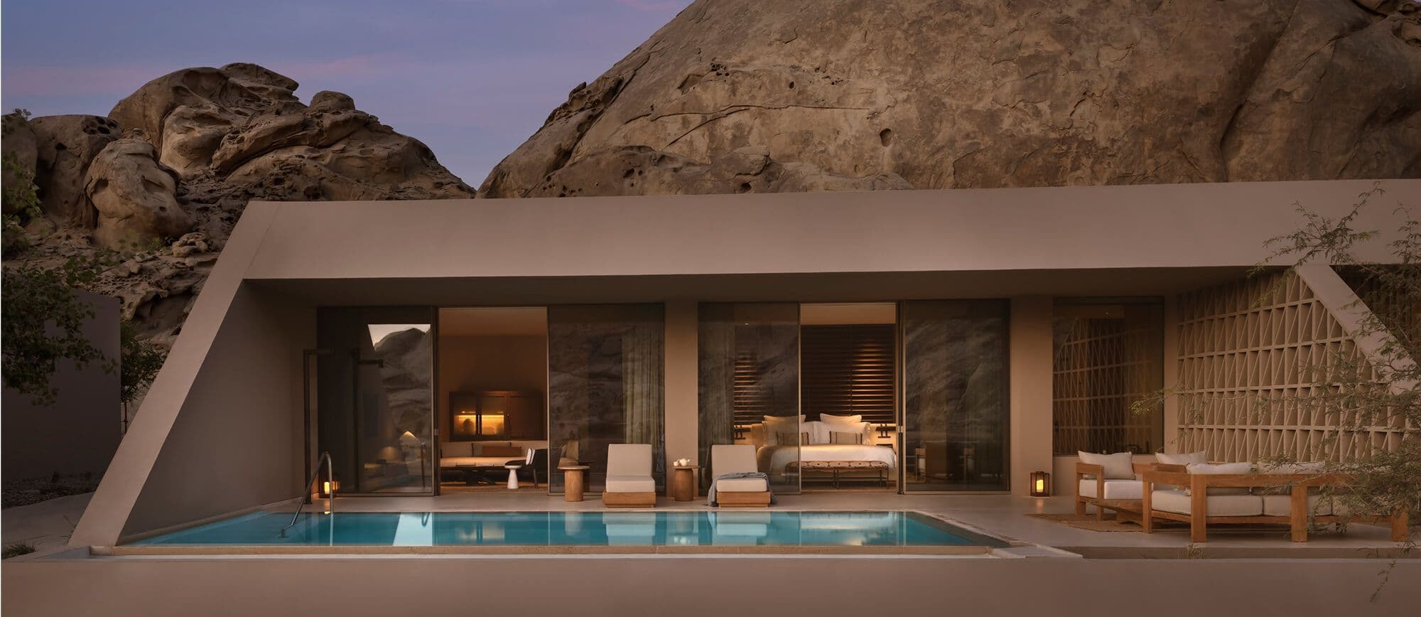 Desert Rock: Carved Luxury Amidst the Ancient Hejaz Mountains