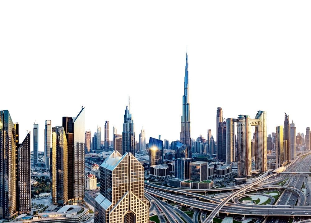 The Dubai skyline