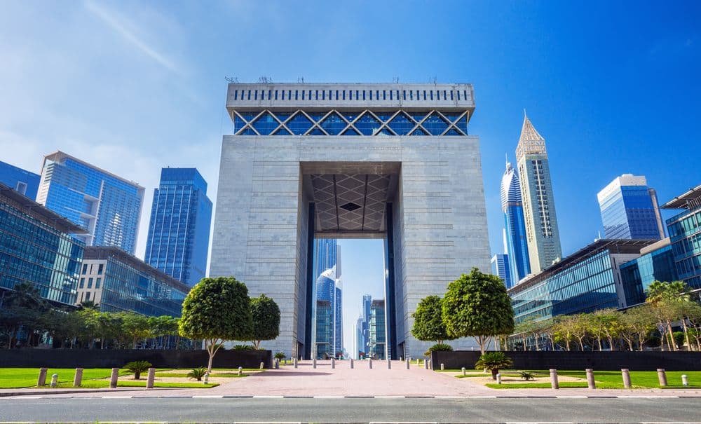 Dubai Financial center district, UAE