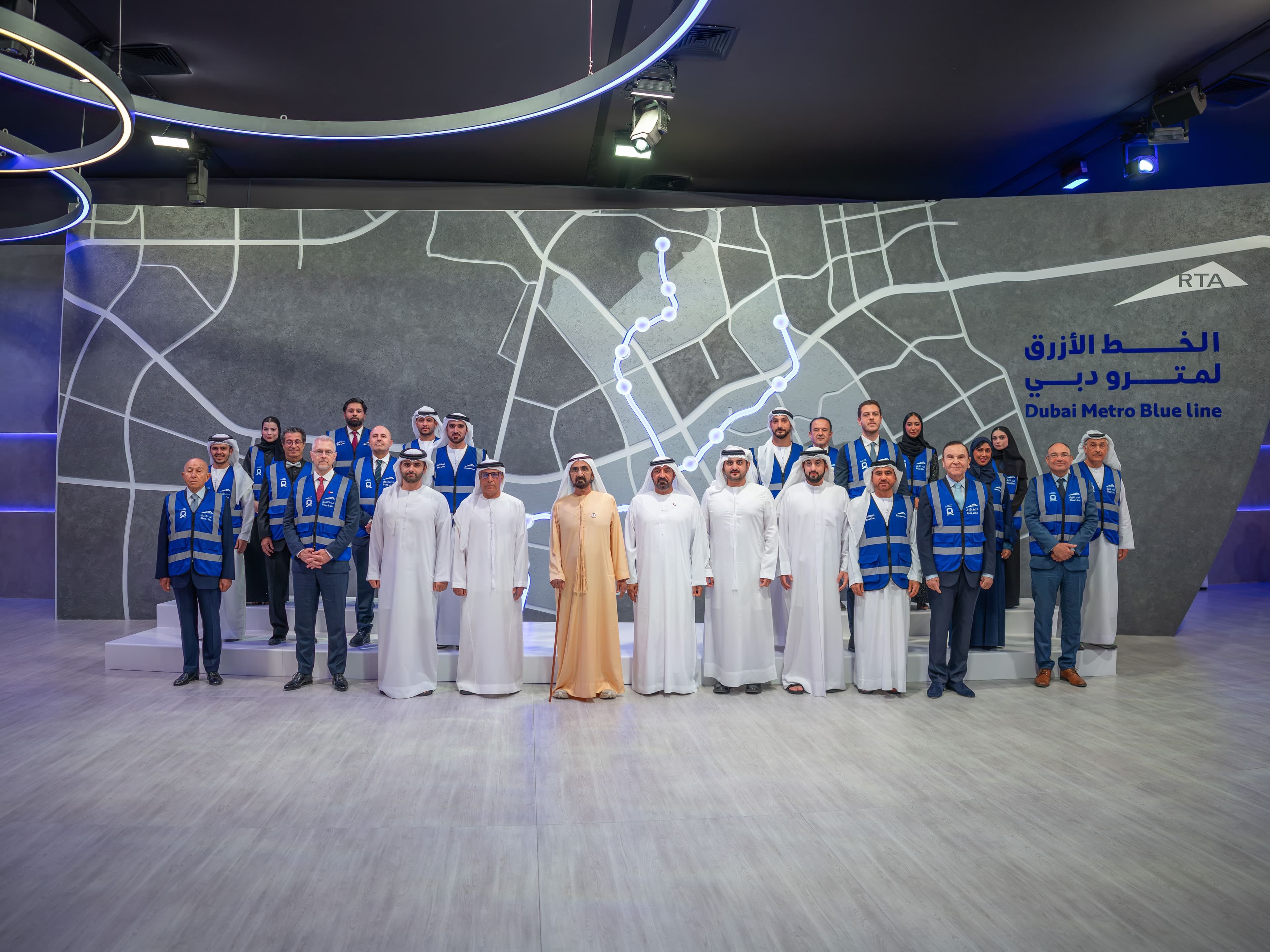 The launch ceremony took place at the International City 1 Station, the largest underground interchange station in the metro network, spanning more than 44,000 square metres.