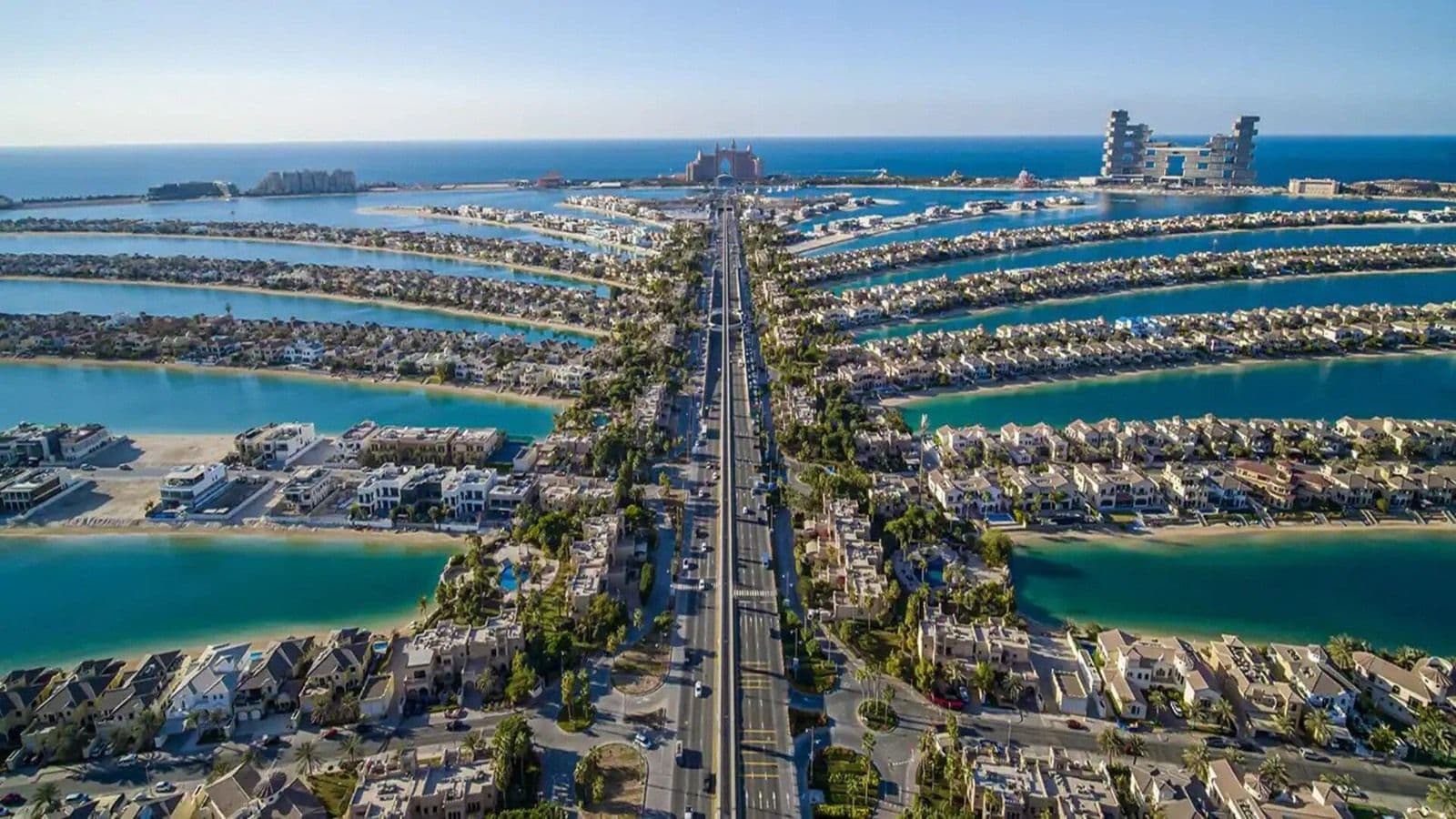 Aerial view of Palm Jumeirah in Dubai, where high-value residential transactions remained active during the third quarter of 2026.