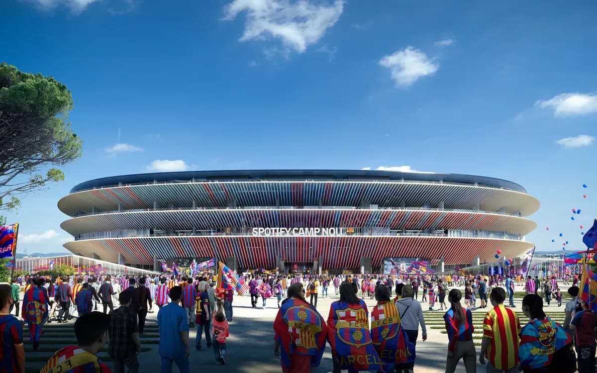 FC Barcelona’s Spotify Camp Nou redevelopment advances toward 2026 finish