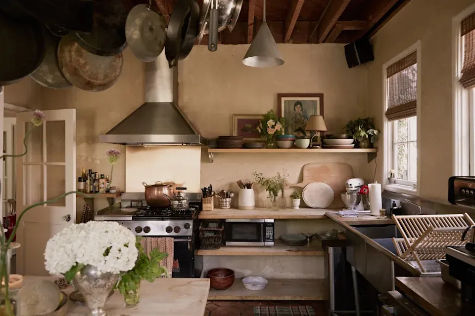 The kitchen. 