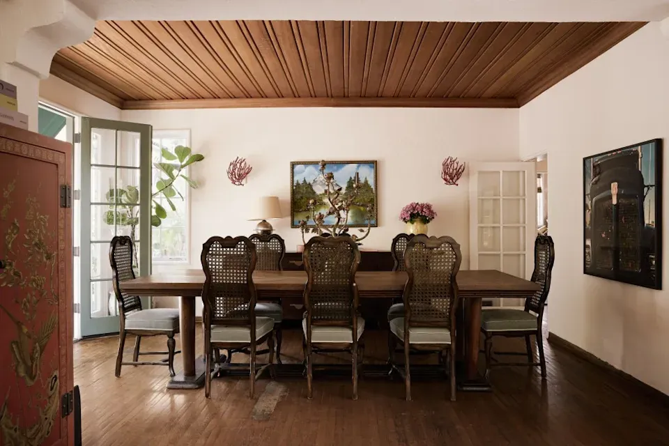 The dining room