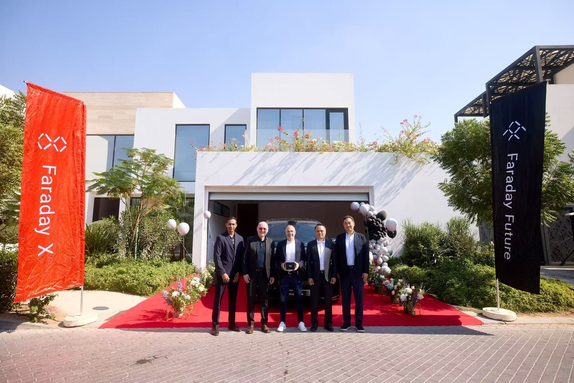 Faraday Future Starts FX Super One Deliveries with Andrés Iniesta in Dubai
