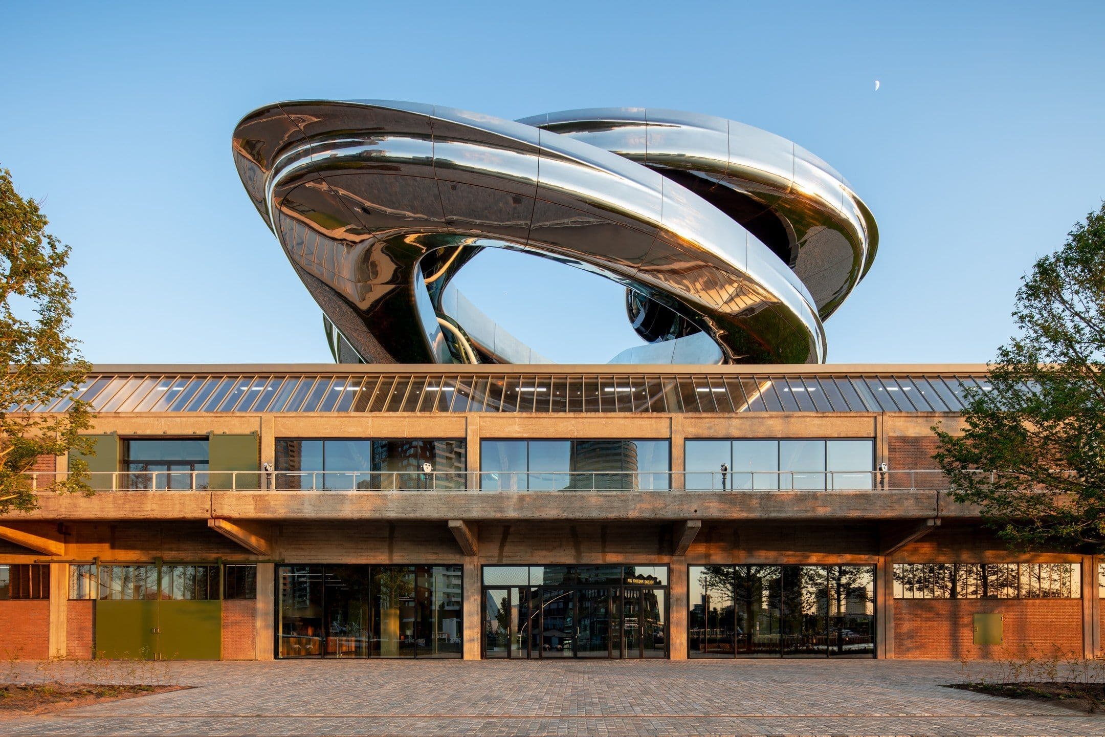 Fenix Museum brings a stainless-steel Tornado to Rotterdam’s waterfront