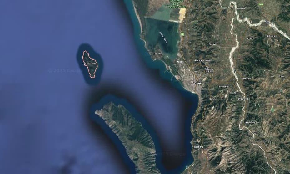 Sazan is conveniently reachable from Vlore, one of Albania’s most upscale resort towns.