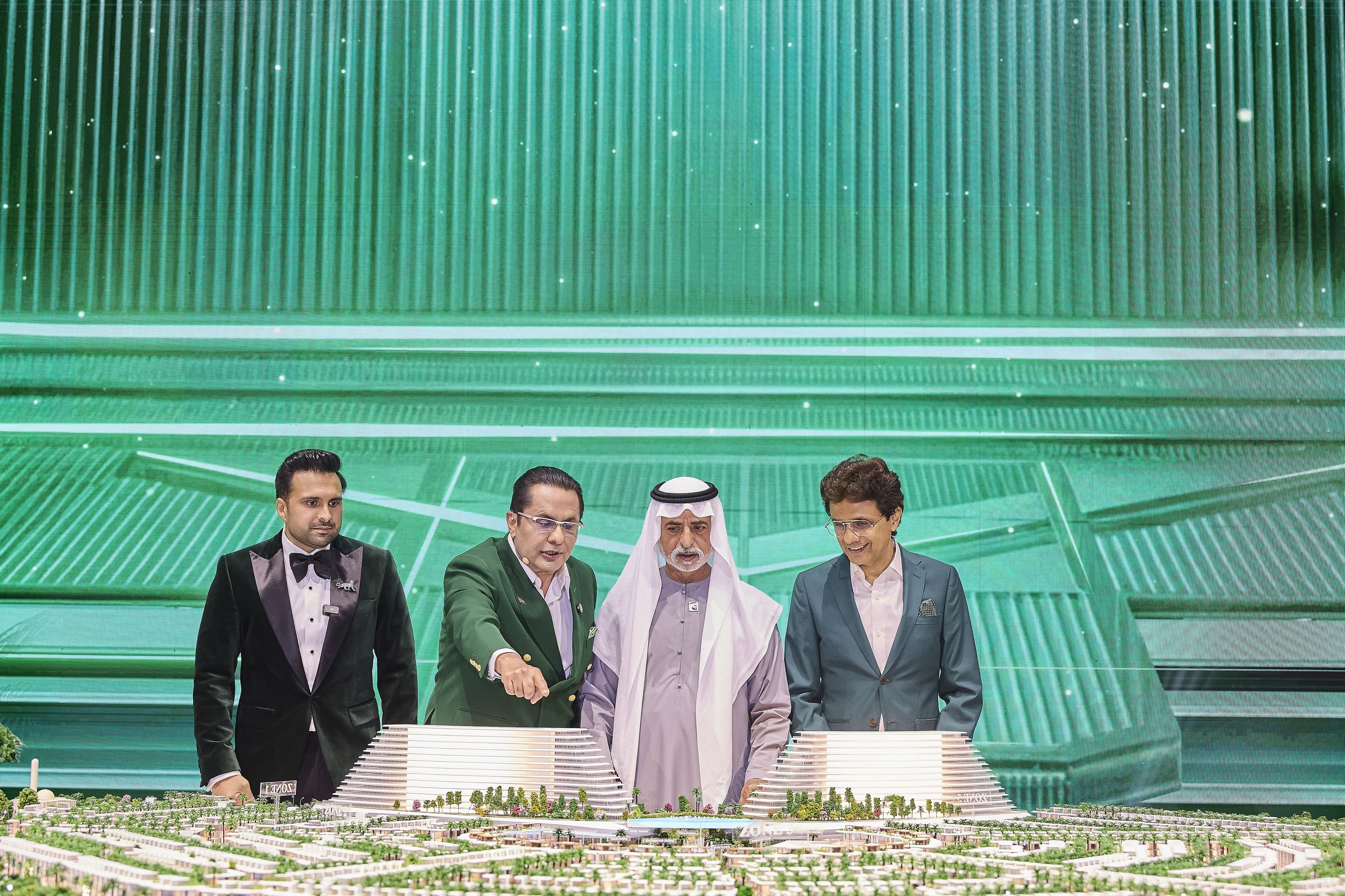Sheikh Nahyan bin Mubarak Al Nahyan unveiled Greenz by Danube during a major launch event at Coca-Cola Arena in Dubai.