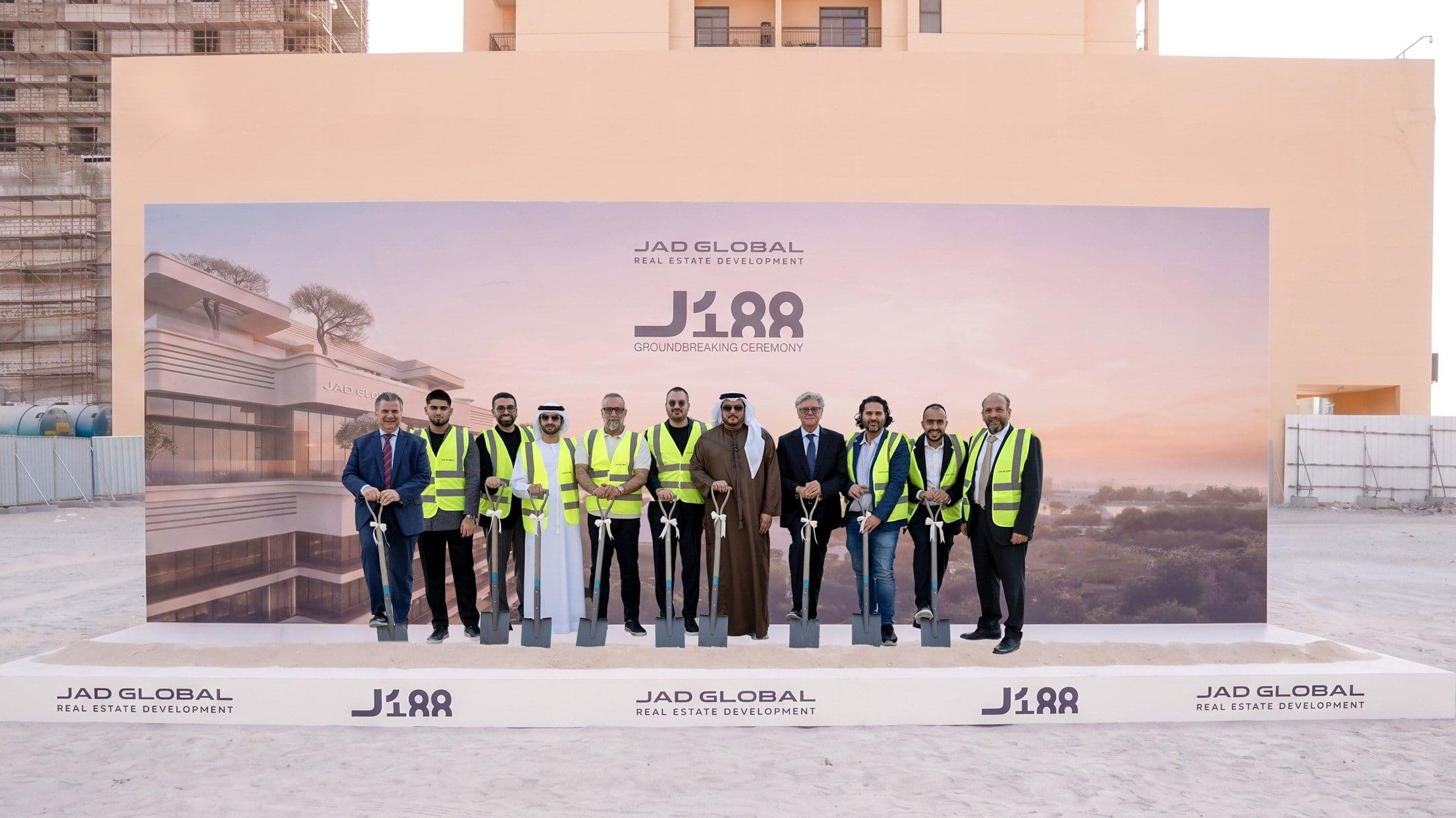 JAD Global breaks ground on the J188 residential development in Al Jaddaf, Dubai.