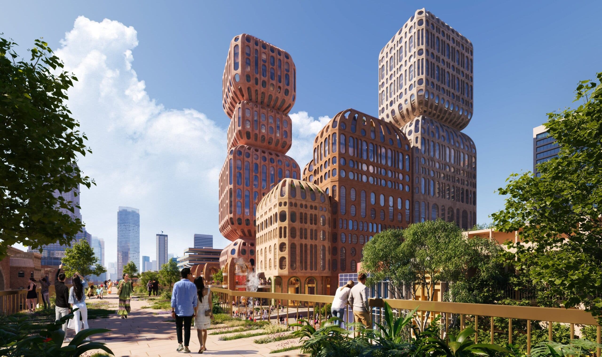 Glowing “Lantern” Hotel Towers by Heatherwick Studio in Bangkok