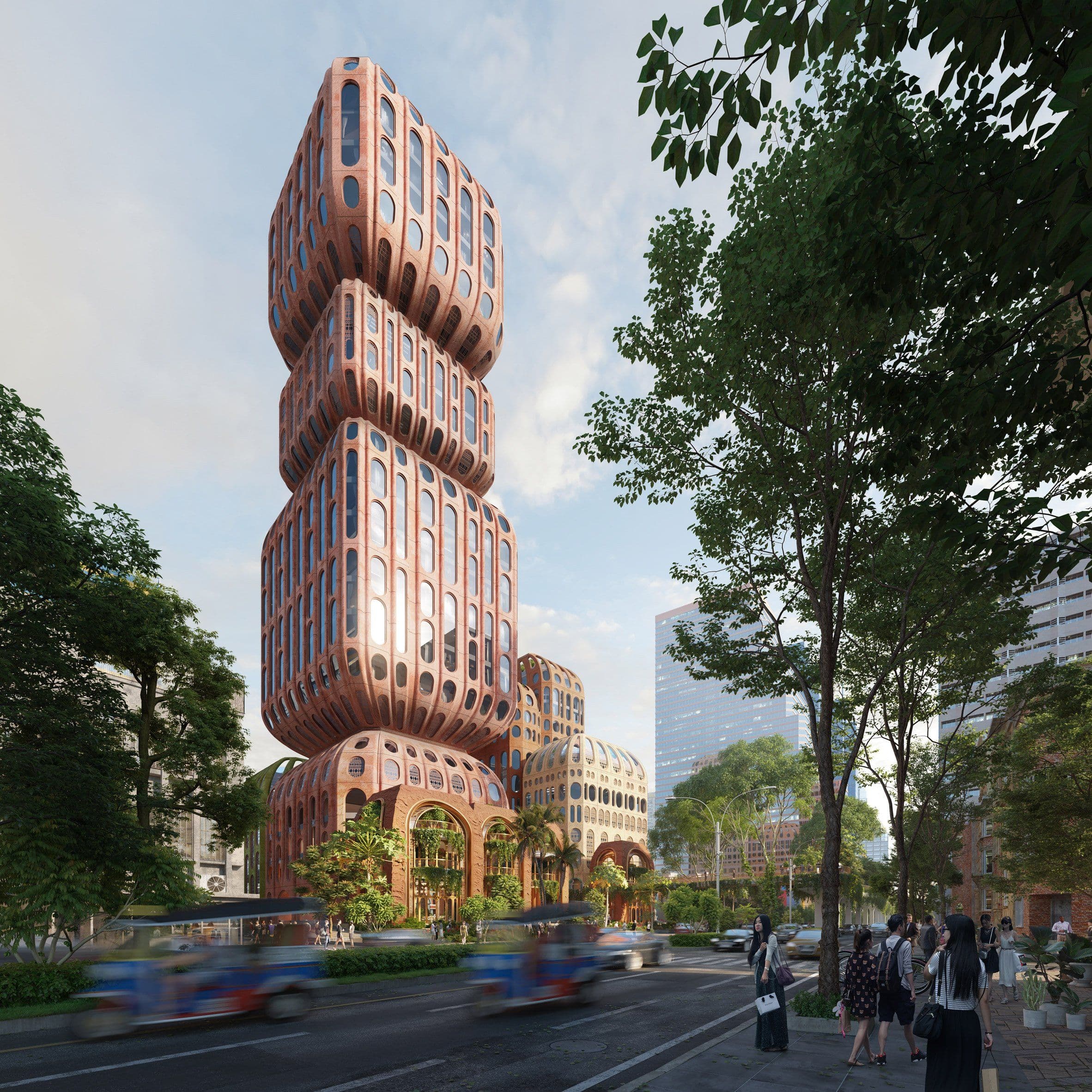 Hotel Towers by Heatherwick Studio in Bangkok