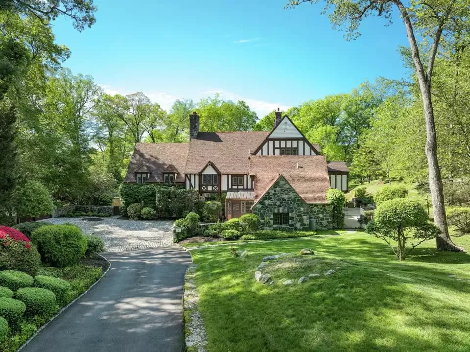 Historic Tudor Revival Estate in Greenwich Lists for First Time in 60 Years