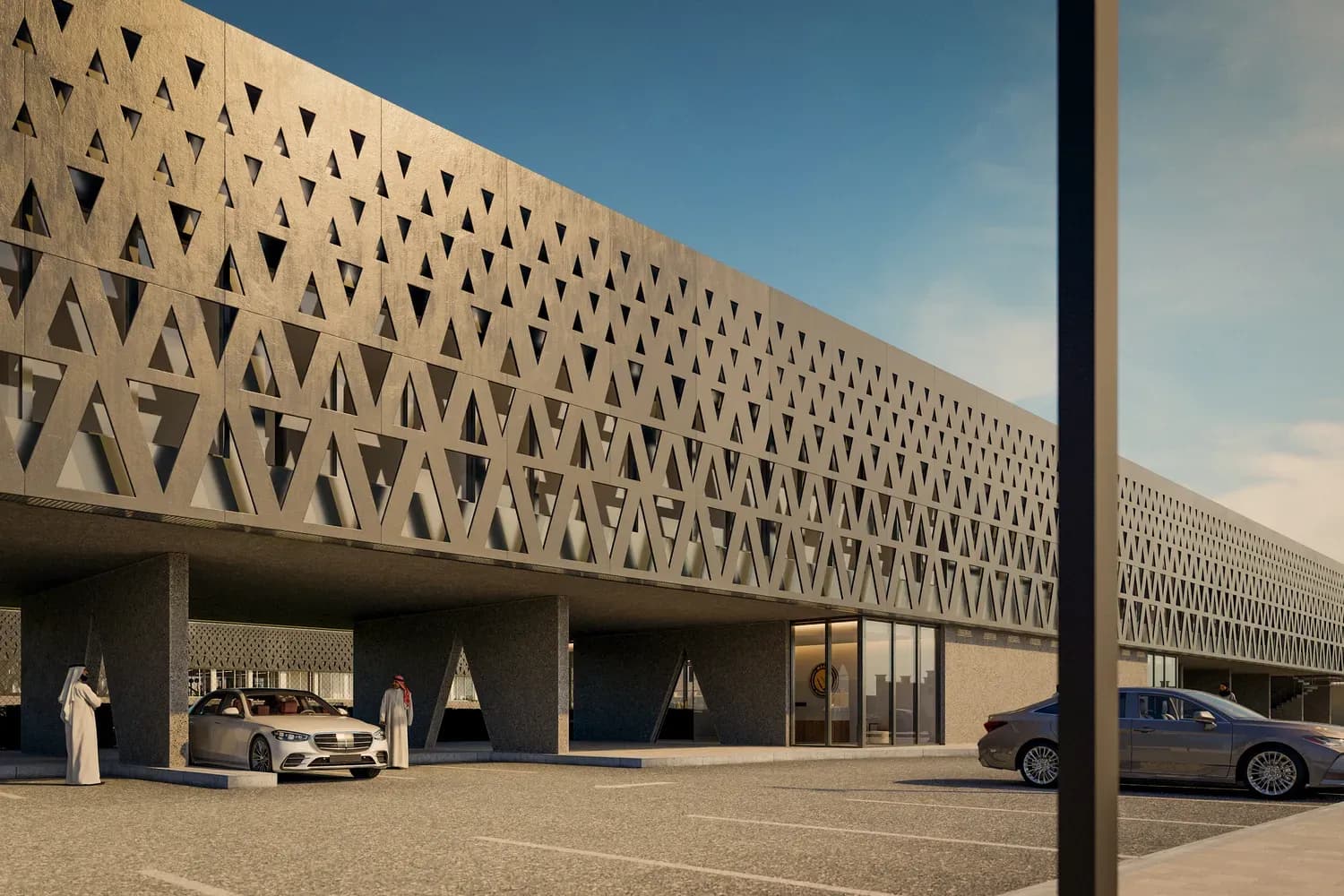 The complex spans approximately 4,000 square metres in Riyadh’s Tuwayq District.