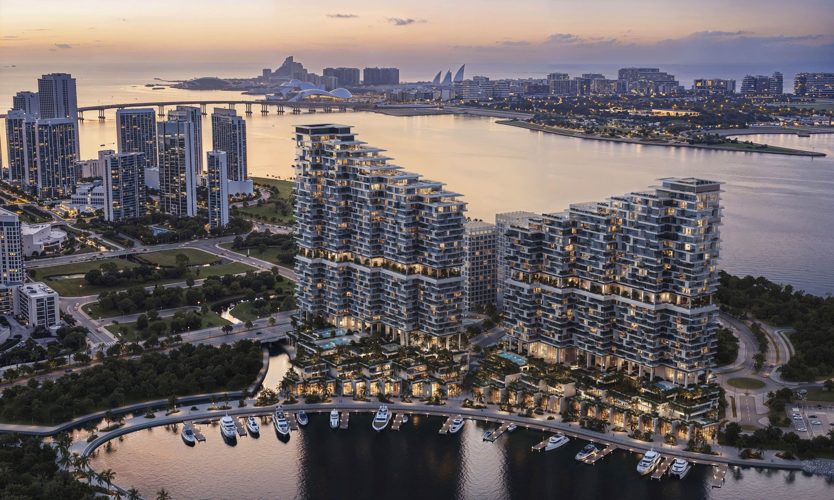 Riviera Residences, MERED’s waterfront development on Al Reem Island, Abu Dhabi.