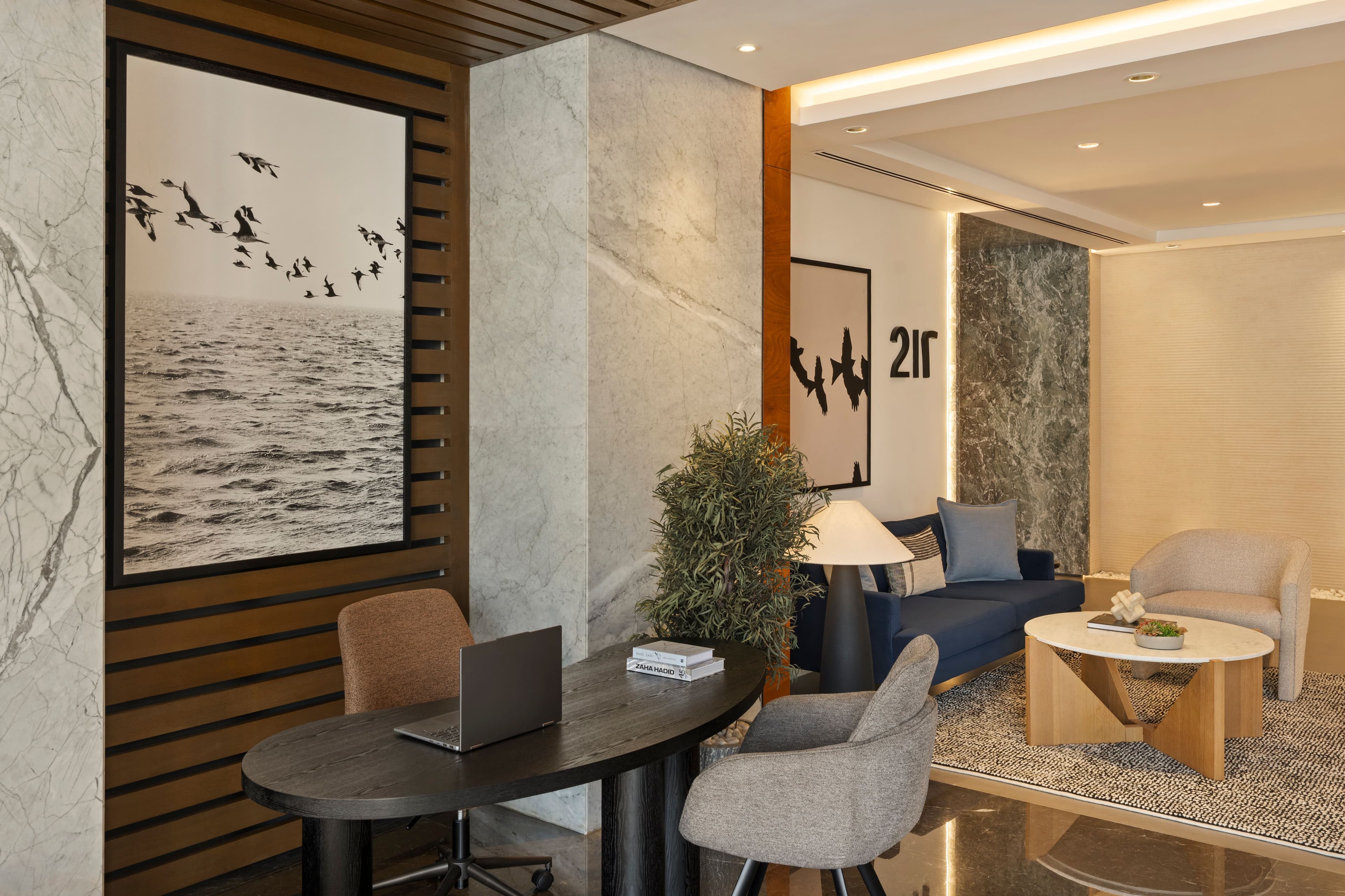 Reception area