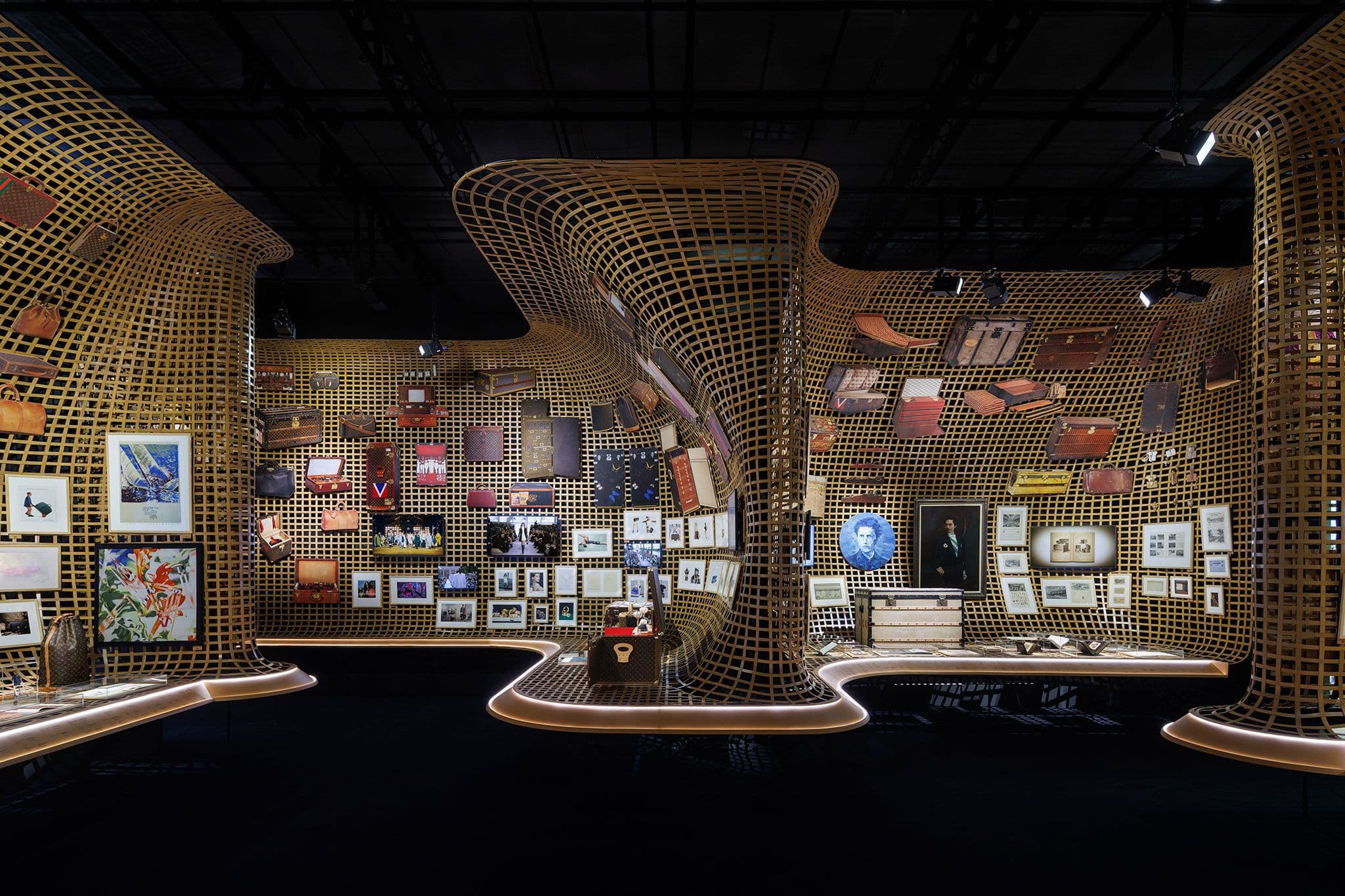 "Visionary Journeys," designed by OMA’s Shohei Shigematsu, at the Nakanoshima Museum of Art. 