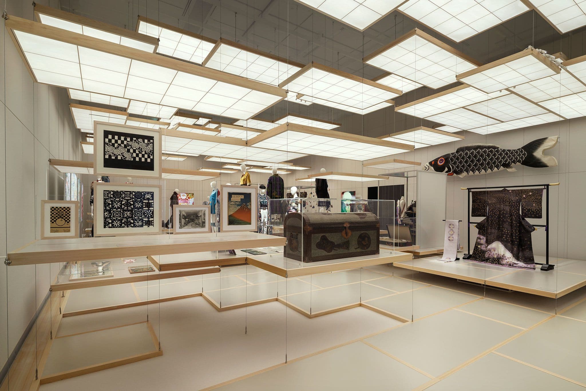 "Visionary Journeys," designed by OMA’s Shohei Shigematsu, at the Nakanoshima Museum of Art. 