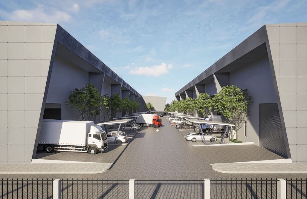 Construction progress at the Sky Support Complex within Mohammed Bin Rashid Aerospace Hub at Dubai South.