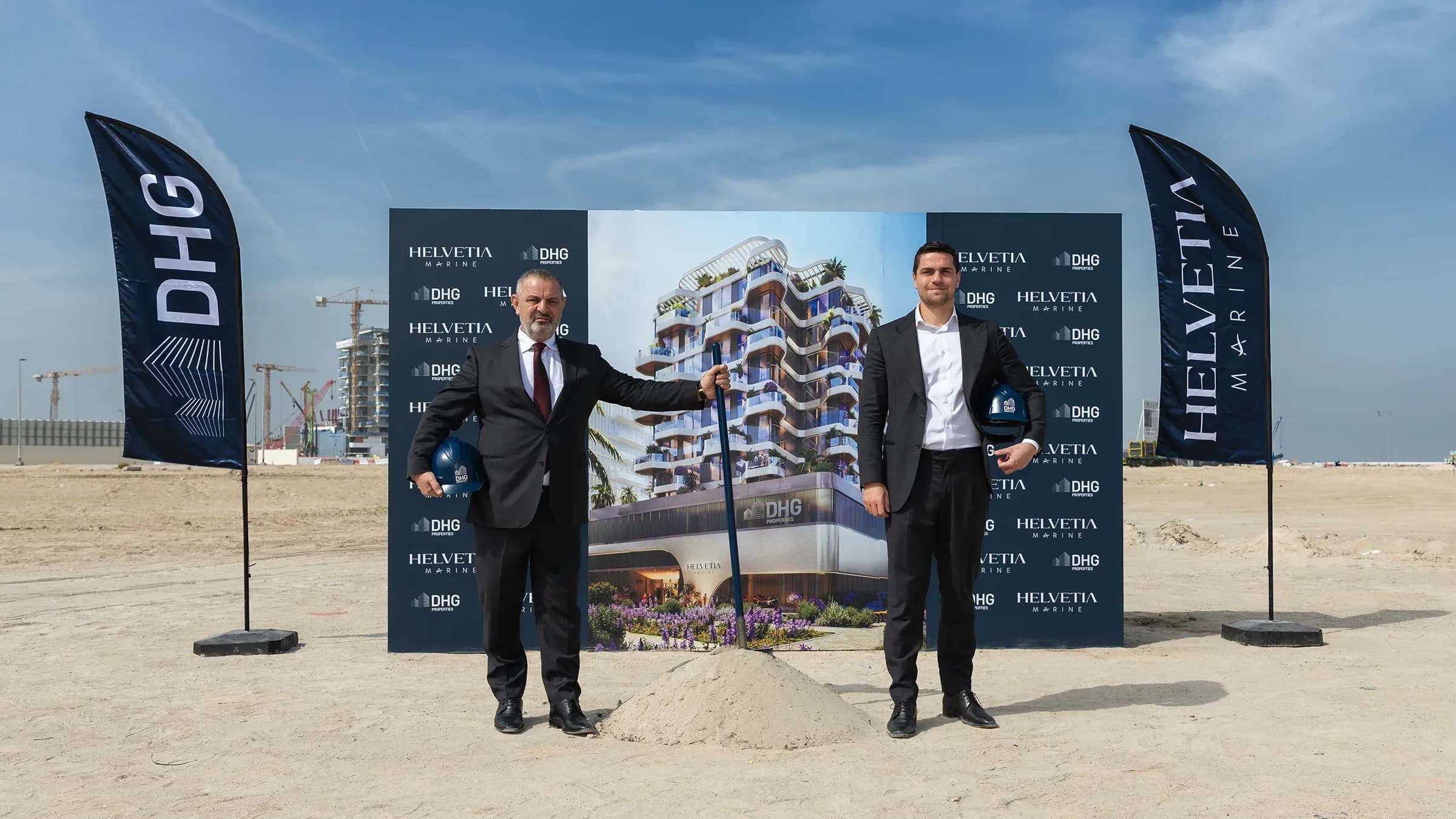 Helvetia Marine, DHG Properties’ premium waterfront development on Dubai Islands, is scheduled for completion in Q1 2028.