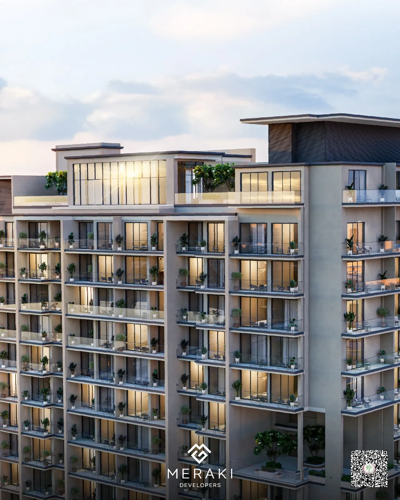 Nirvana Residence 1 reflects Meraki Group’s design-led approach to sustainable, community-focused living in Dubai Production City.