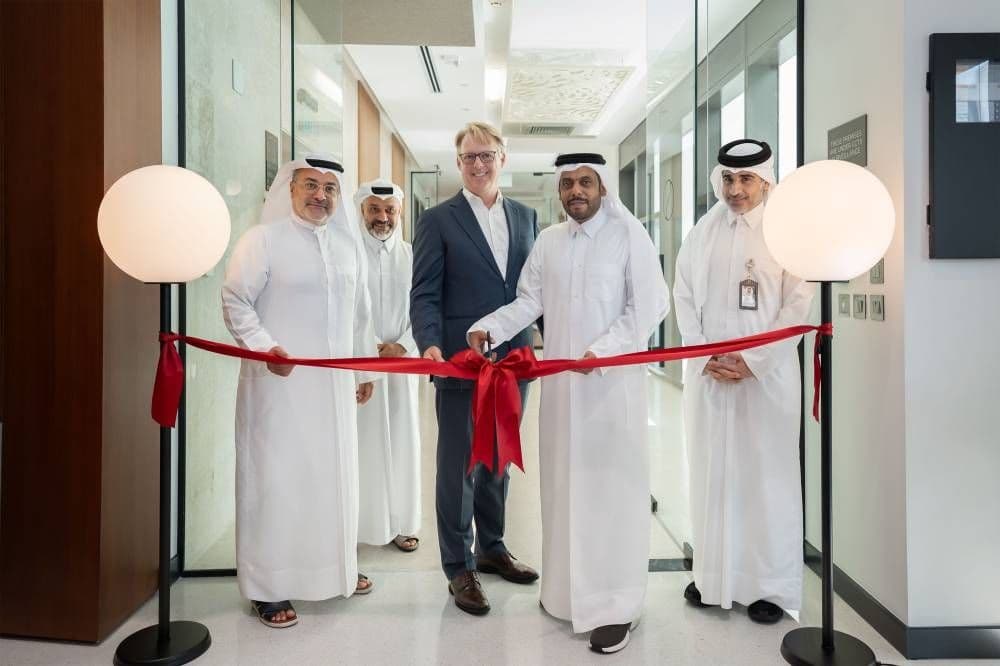 Ribbon-cutting ceremony marking the opening of Signature, IWG’s premium flexible workspace at Msheireb Downtown Doha.