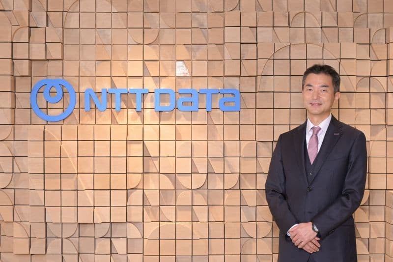 Kazuhiko Nakayama, CEO of NTT DATA Group.