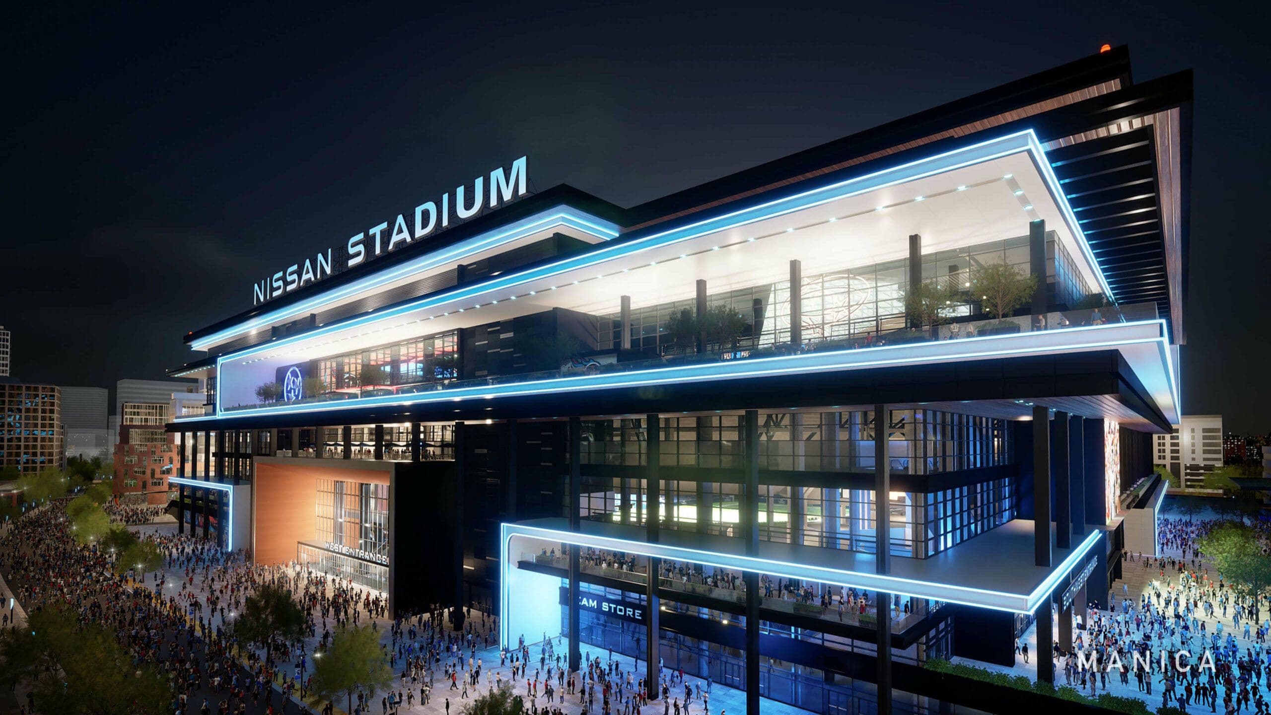 New Nissan Stadium Hits Halfway Mark, Nashville’s Next Big Venue