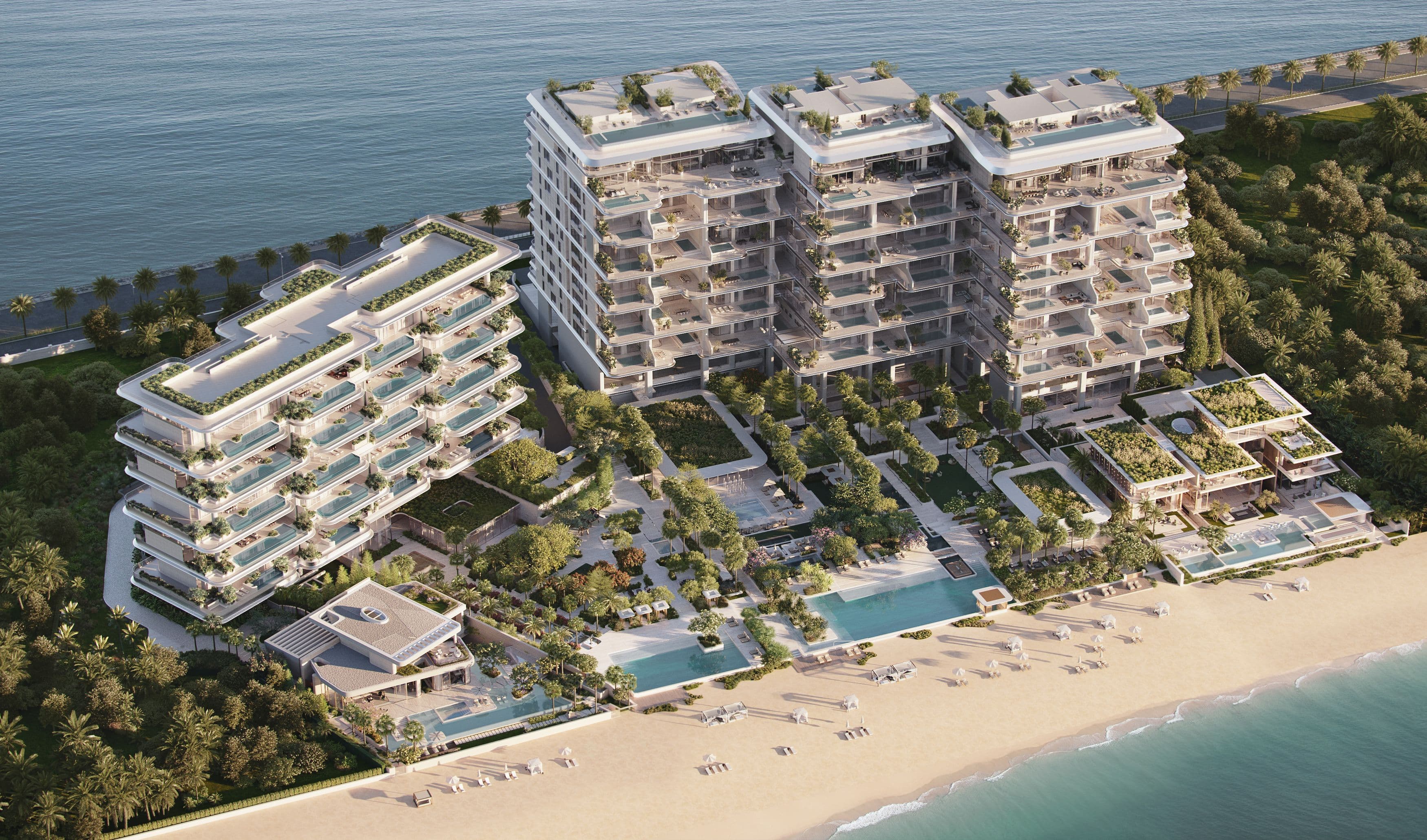 ORLA and ORLA Infinity, OMNIYAT’s ultra-luxury residential developments on Palm Jumeirah, Dubai.