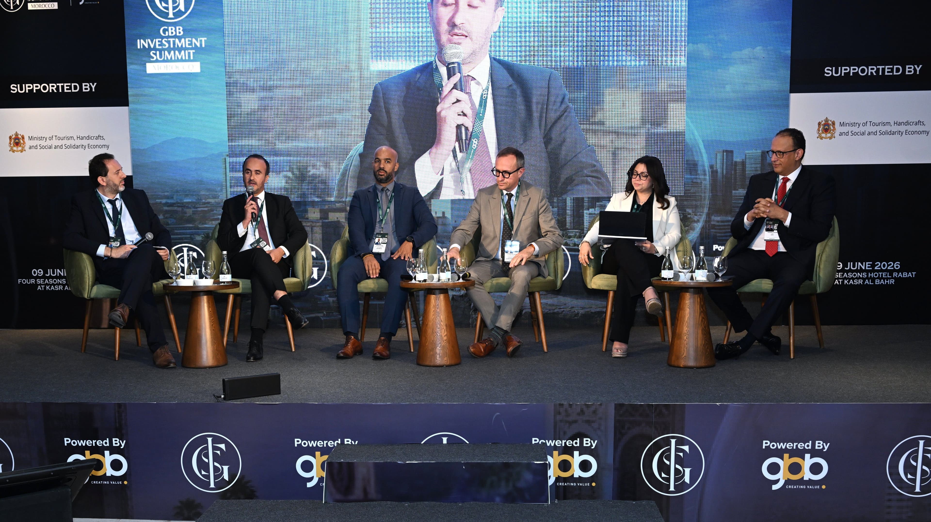 Government leaders and investors attend the GBB Investment Summit Morocco in Rabat.