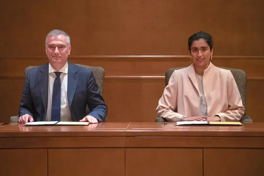 His Excellency Paata Salia, Minister of Justice of Georgia, with Amira Sajwani, Founder and CEO of PRYPCO, at the MoU signing. Image: PRYPCO