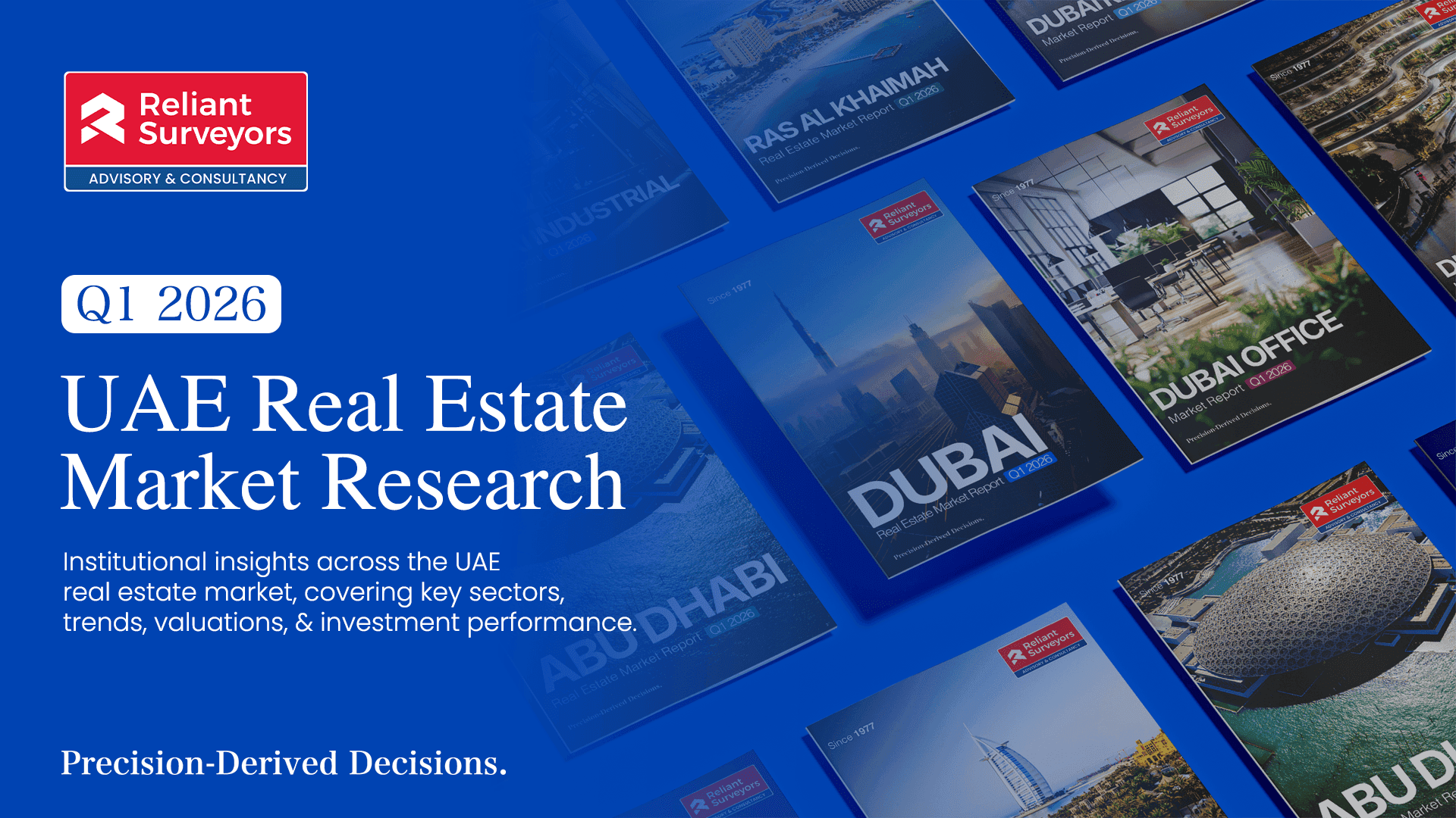 Reliant Surveyors’ Q1 2026 market intelligence series highlights diverging cycles across the UAE’s commercial, residential and hospitality sectors.