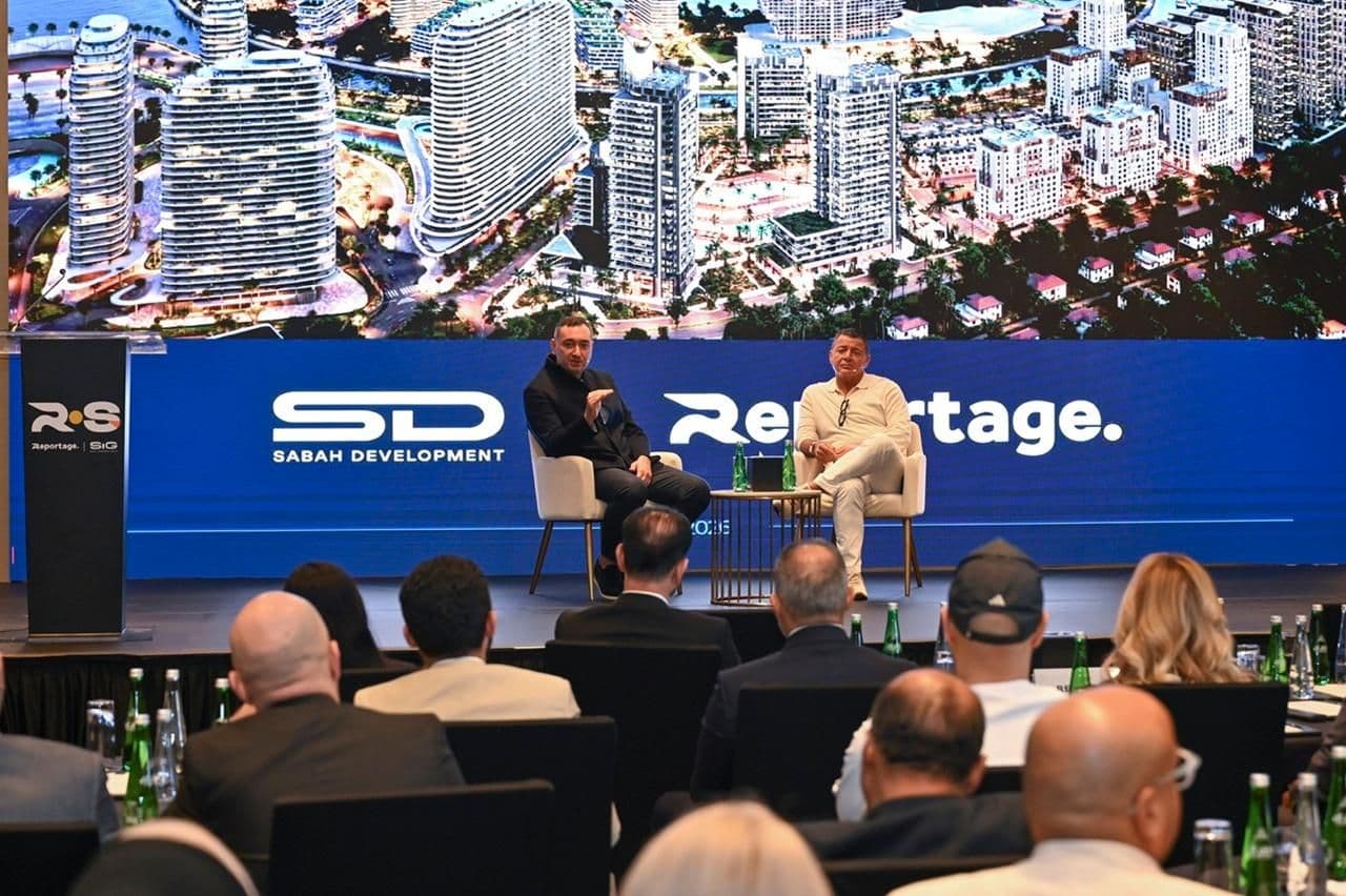Reportage Group and Sabah Development representatives present their Azerbaijan real estate portfolio during an event highlighting projects at Sea Breeze.