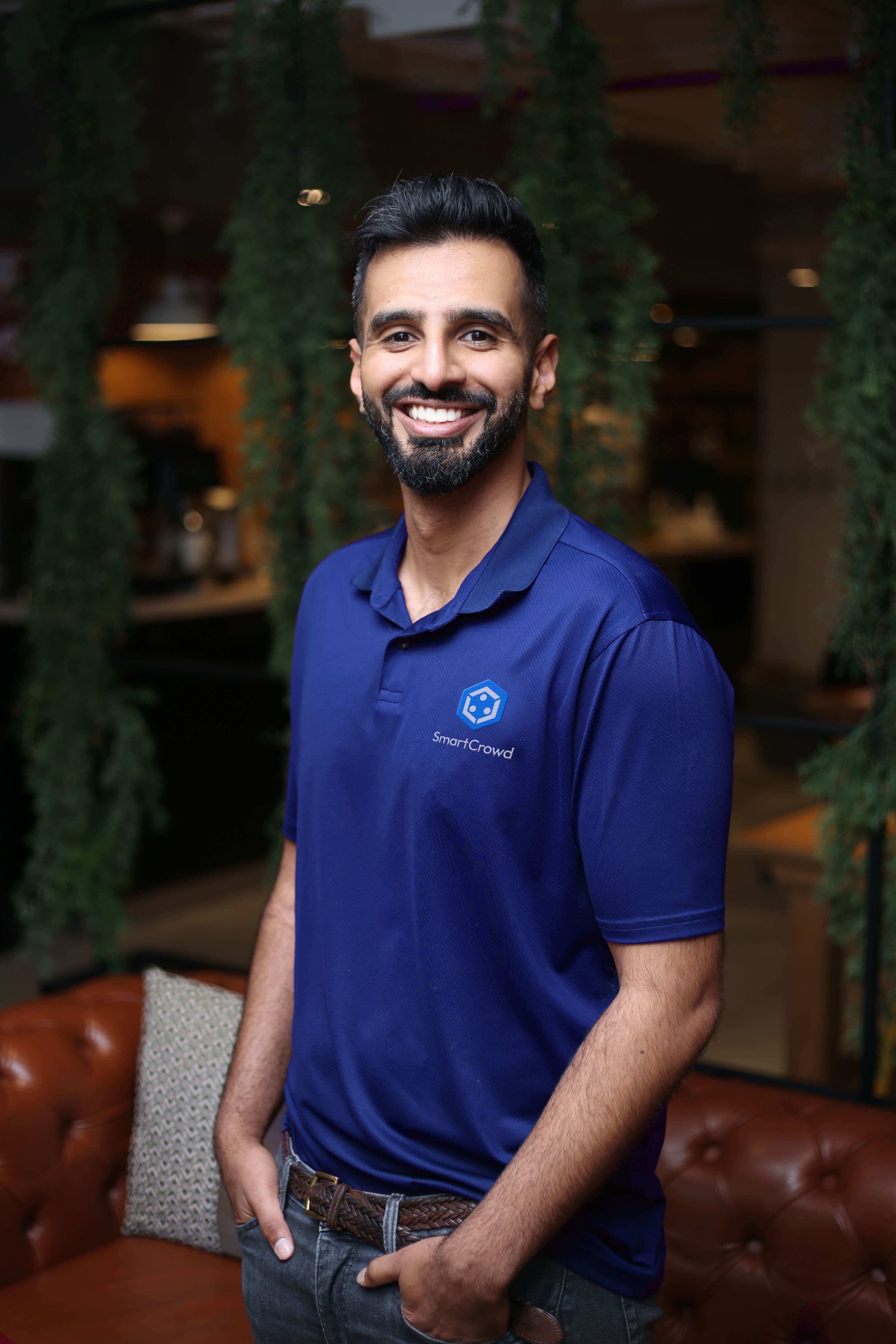 Riz Ahmed, CEO of SmartCrowd