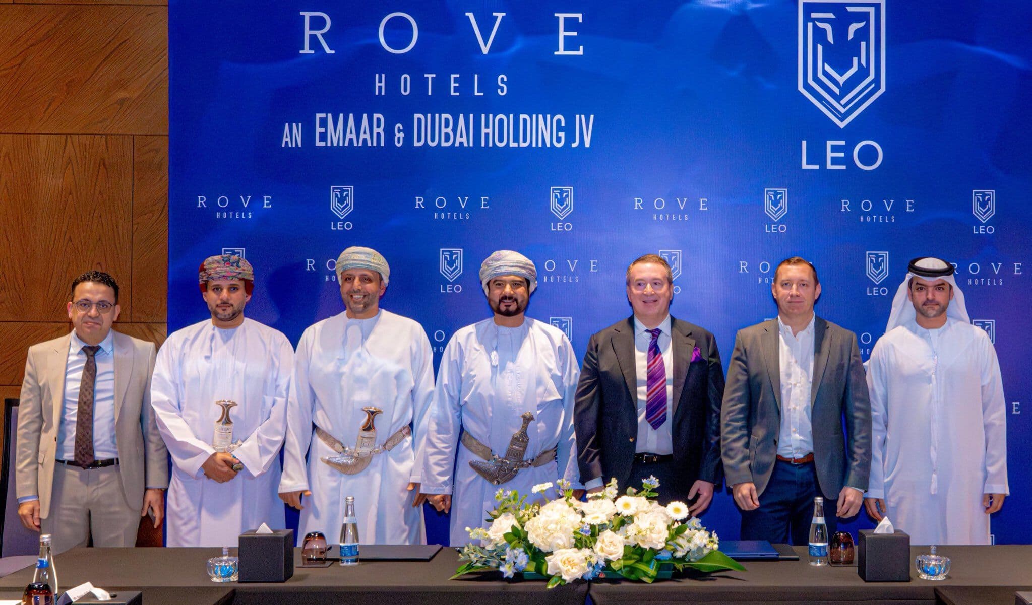 The partnership establishes a framework for the rollout of multiple Rove-branded projects across the Sultanate.