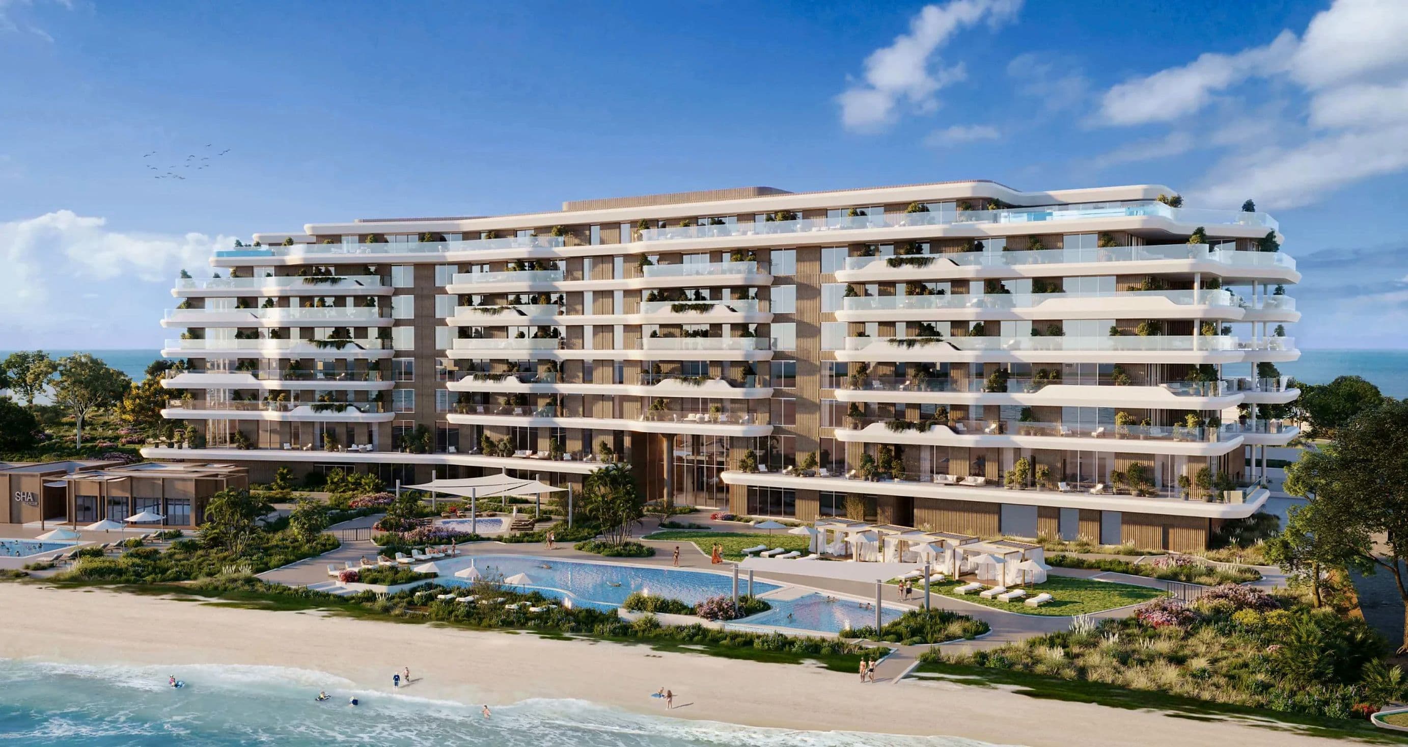 Developed by IMKAN, SHA Residences combines luxury real estate with a wellness-focused concept.