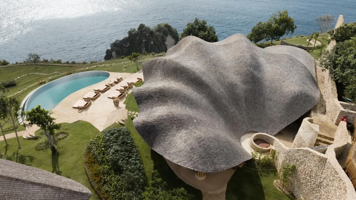 Shell Restaurant in Nusa Penida, Indonesia 